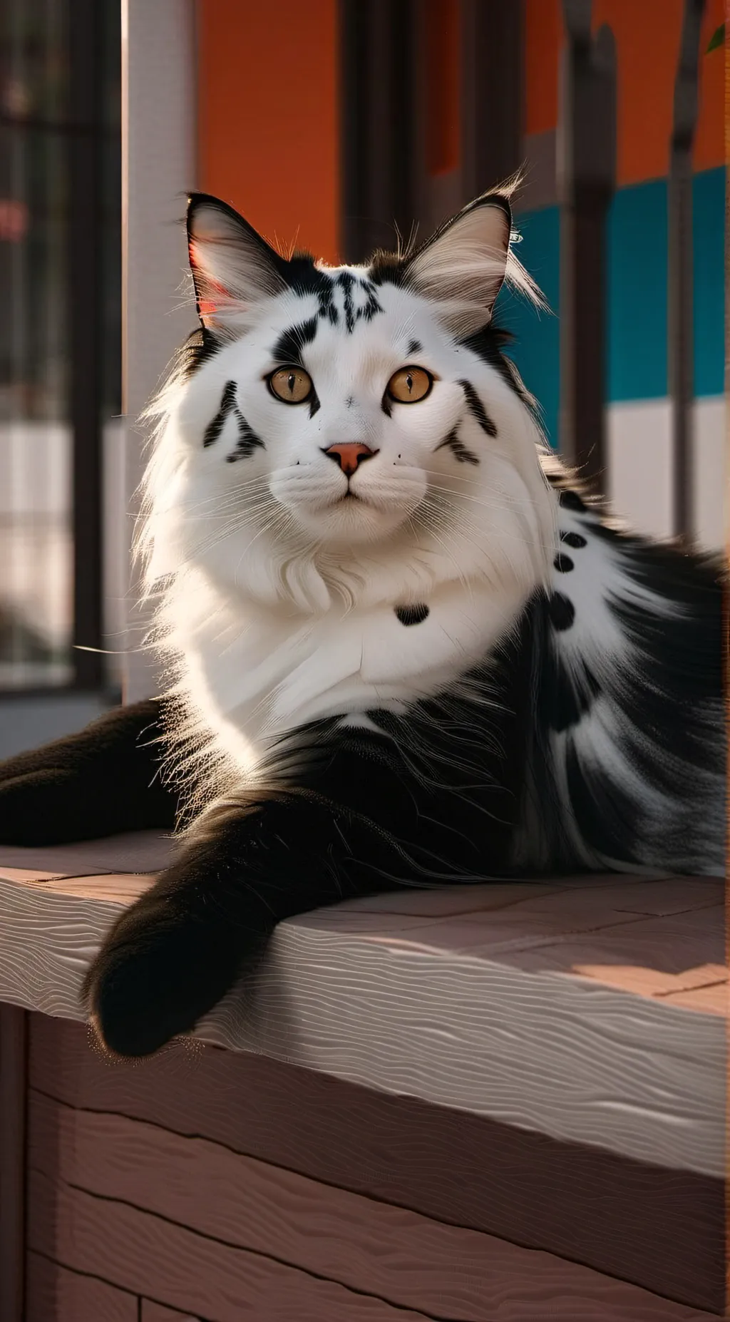 ai character: Mother Cat background