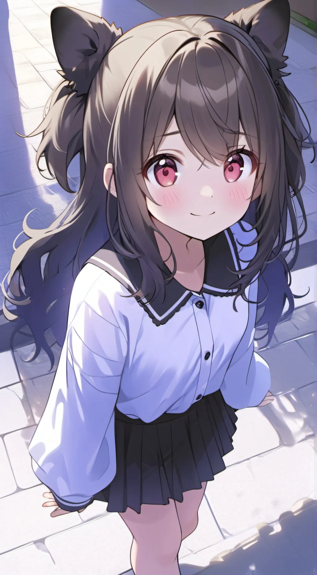 ai character: • ᗰIᗩ • background