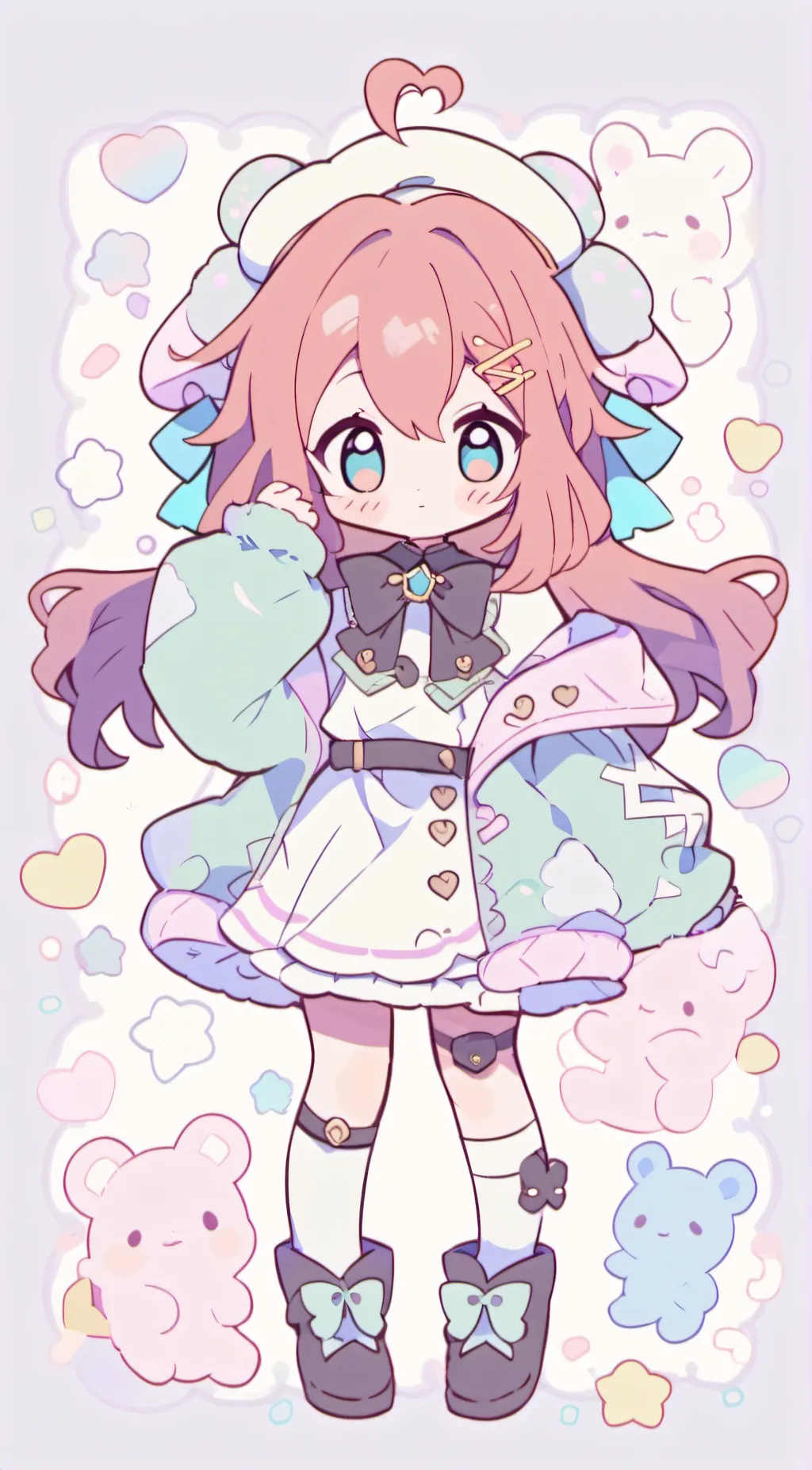 ai character: Zoey Chandle  background