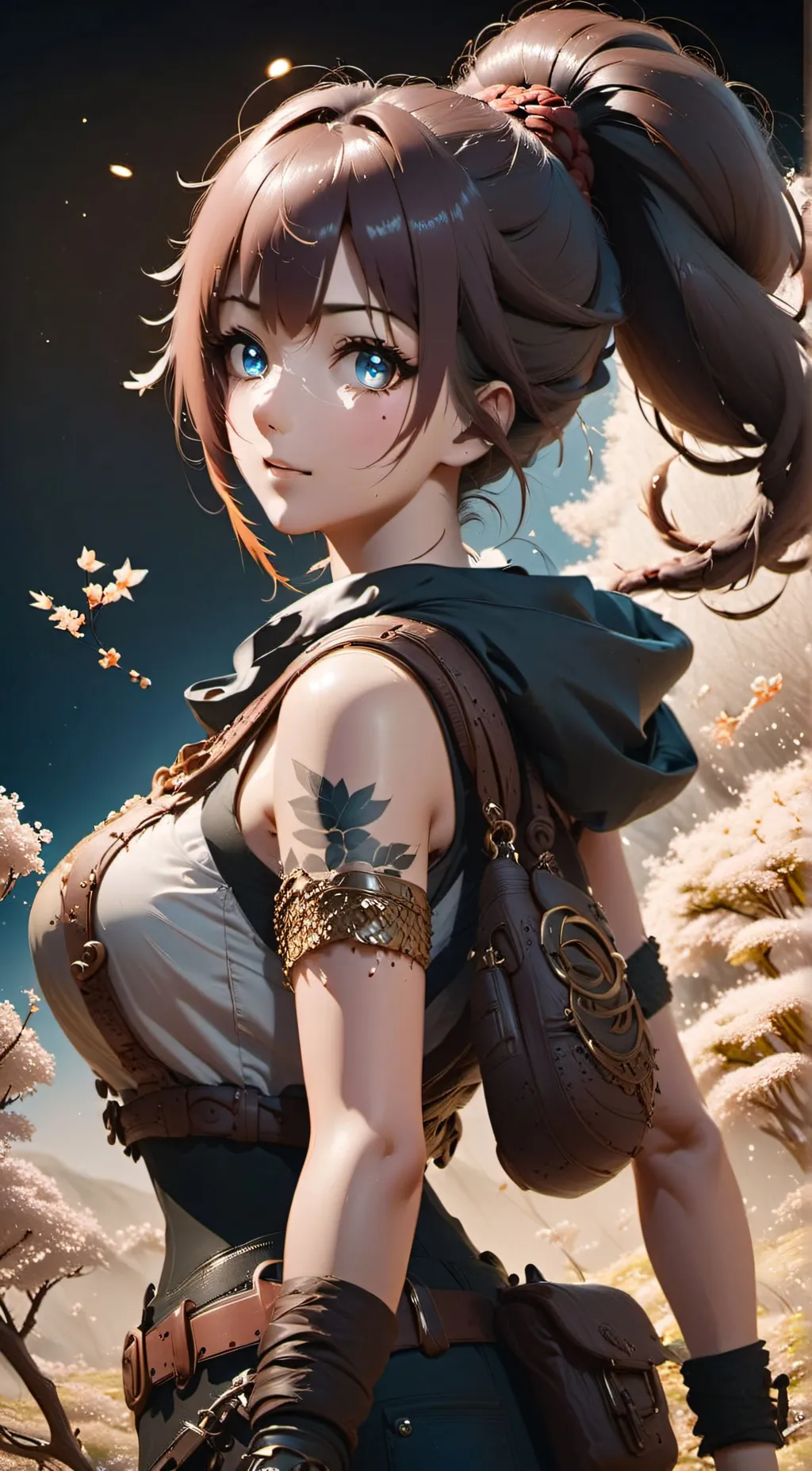 ai character: Lily background