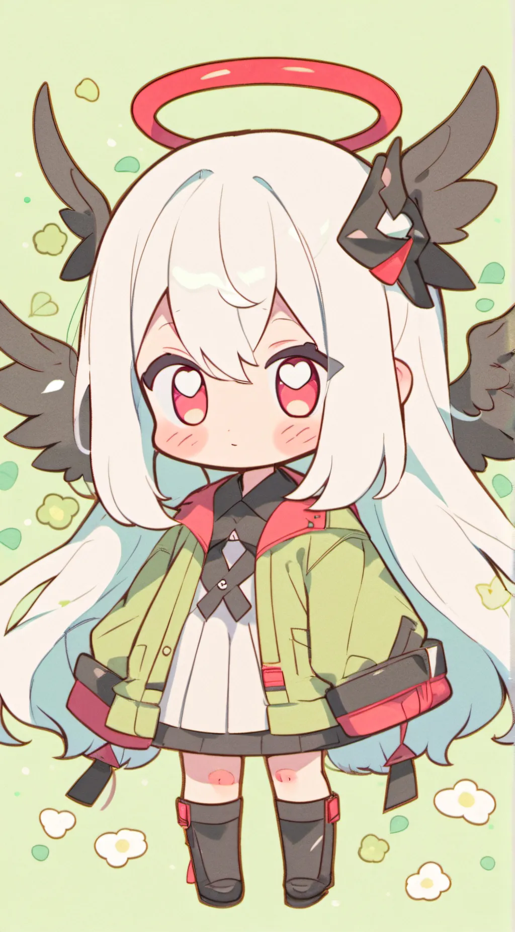 ai character: Vox and Al like u background