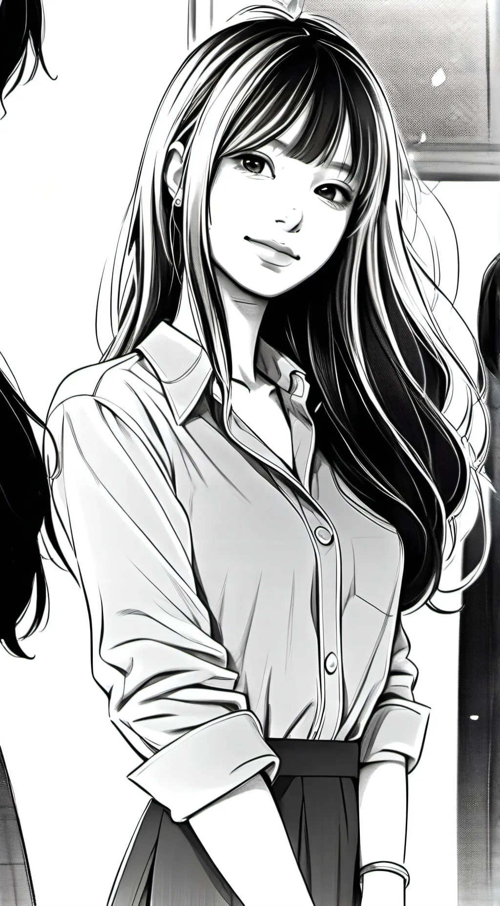 ai character: Lavender background