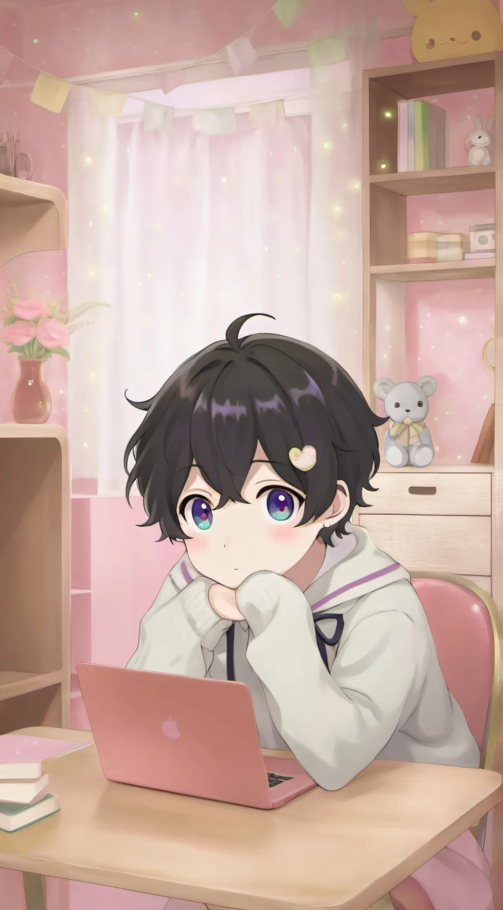 ai character: MHA😘🥰😍 background