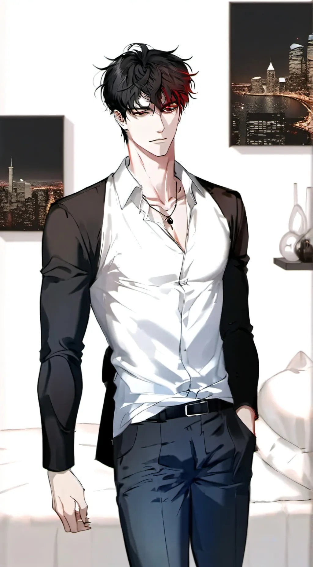 ai character: Felix  background