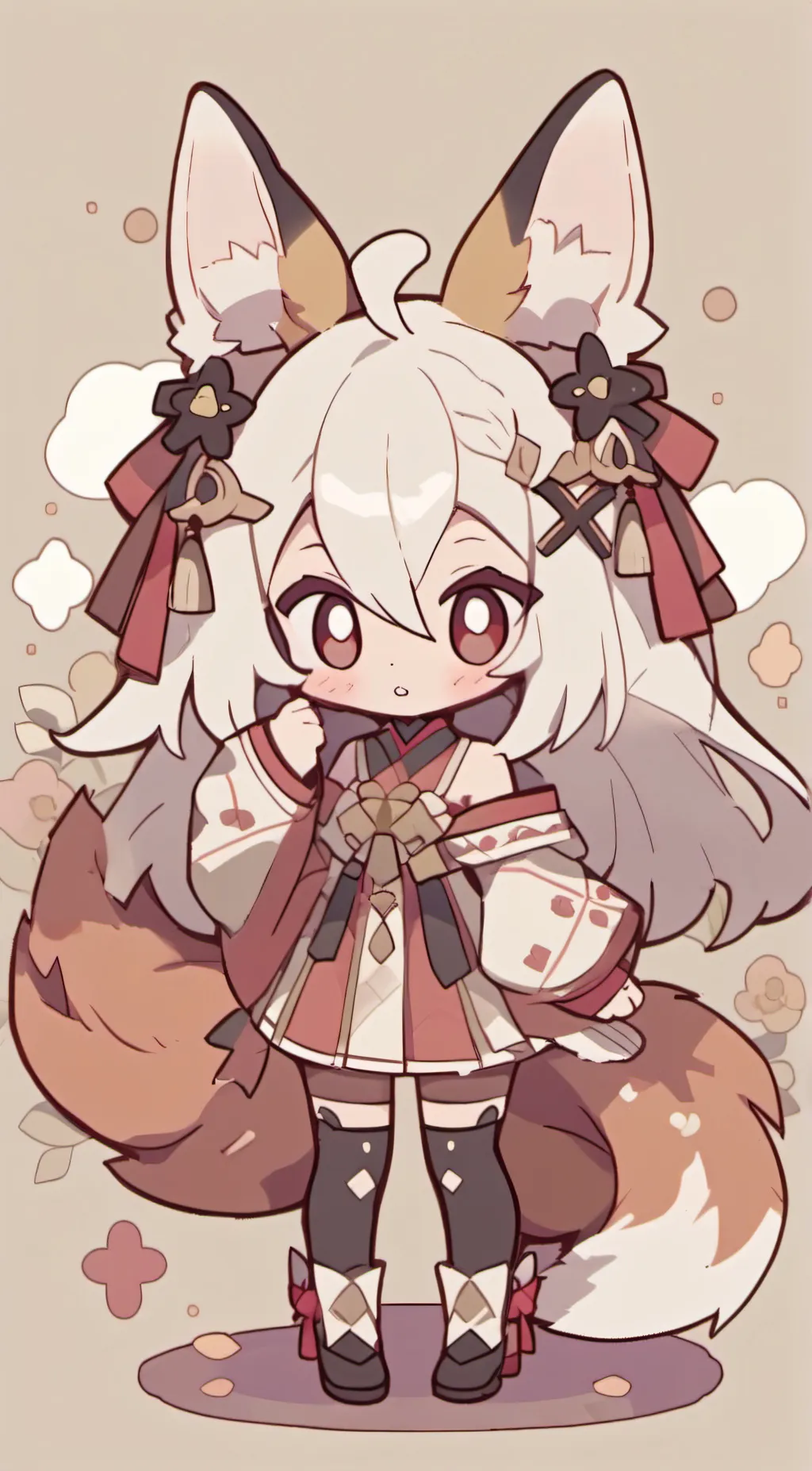 ai character: fox background