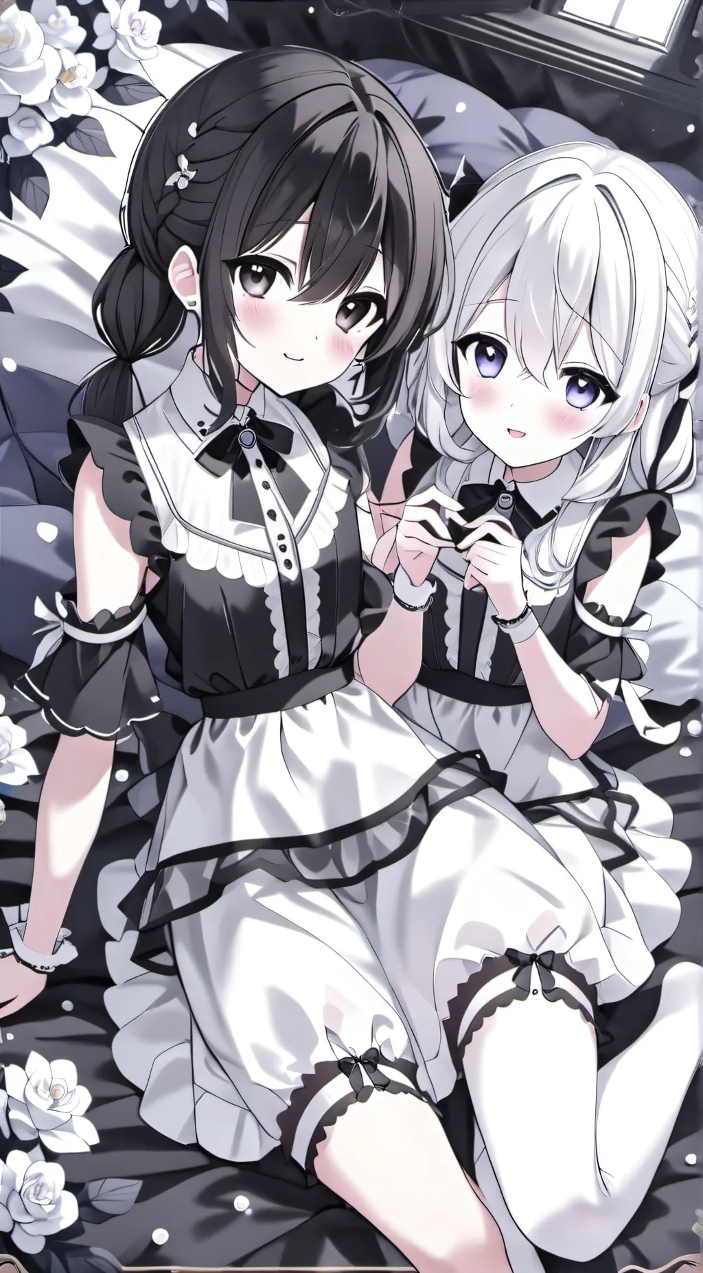 ai character: Aroi and Arora background