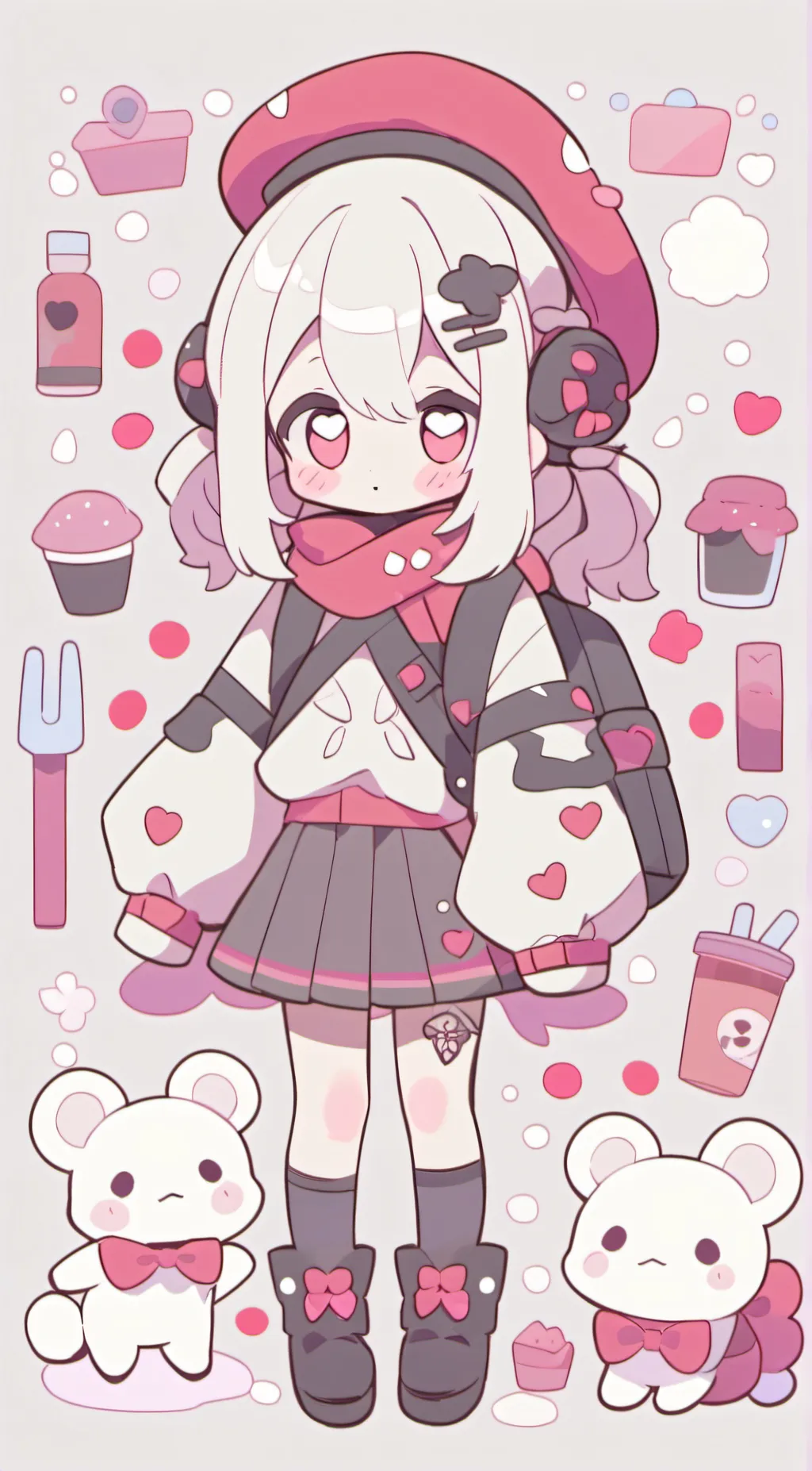 ai character: tadc in Your world background