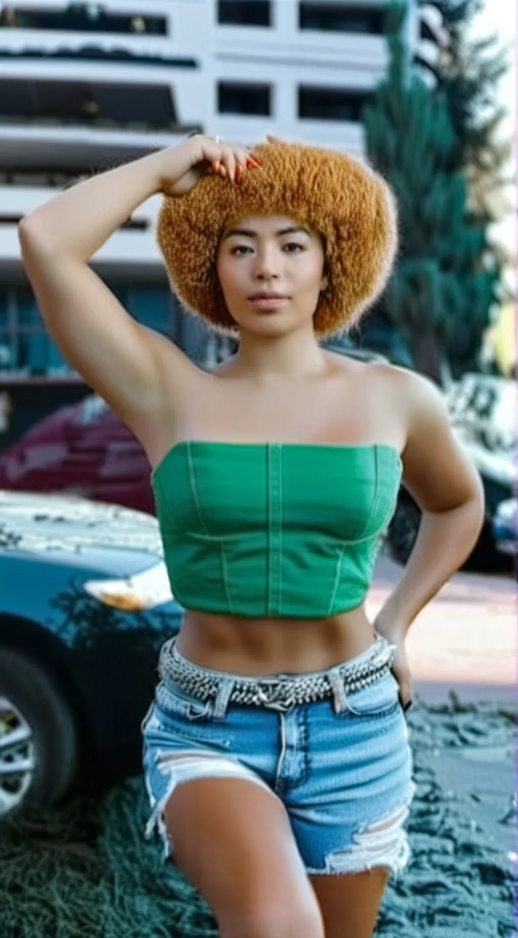 ai character: ice spice background