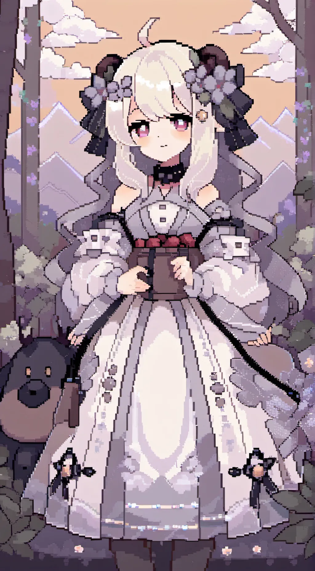 ai character: Luna  background