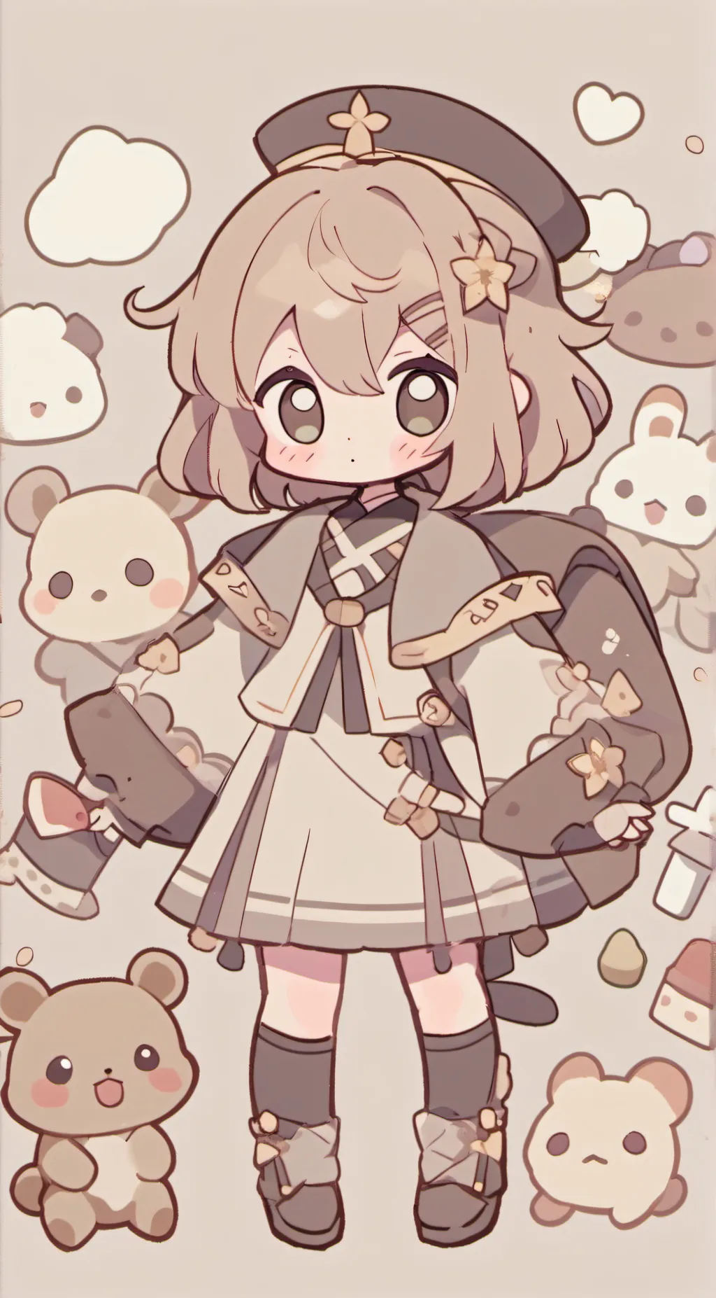 ai character: Kc background