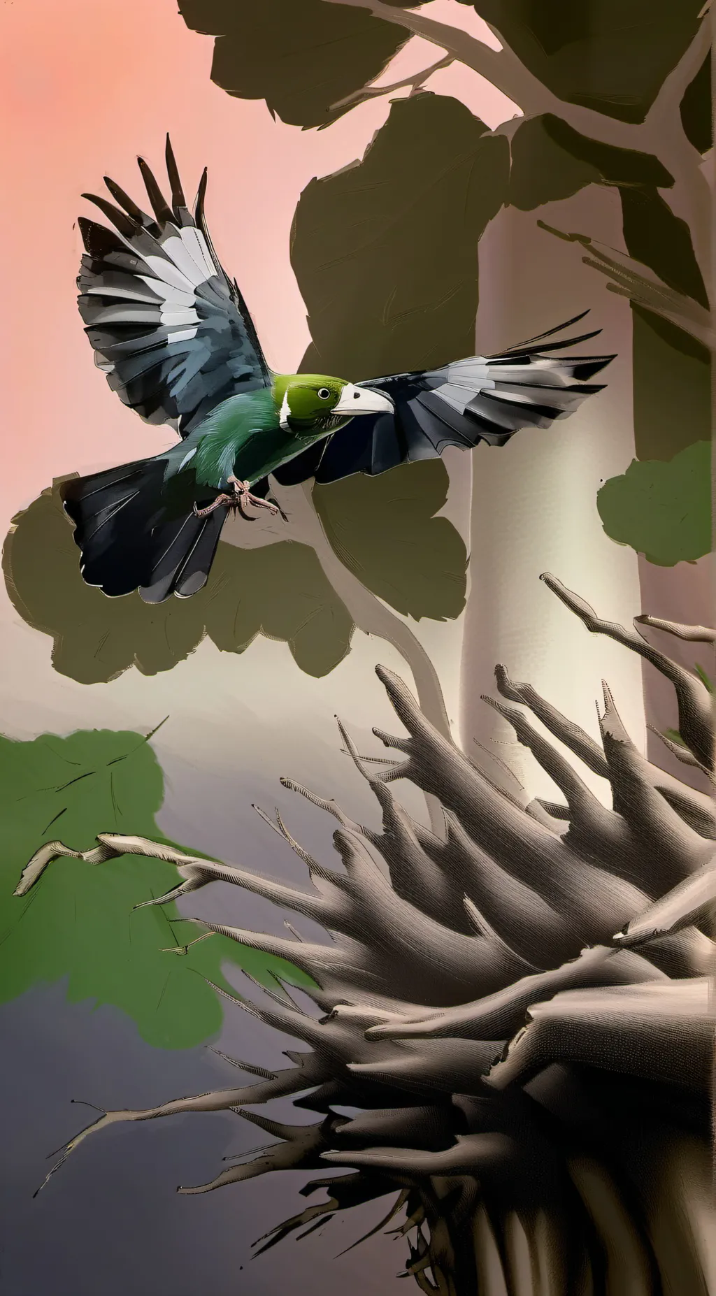 ai character: Count to 100 background