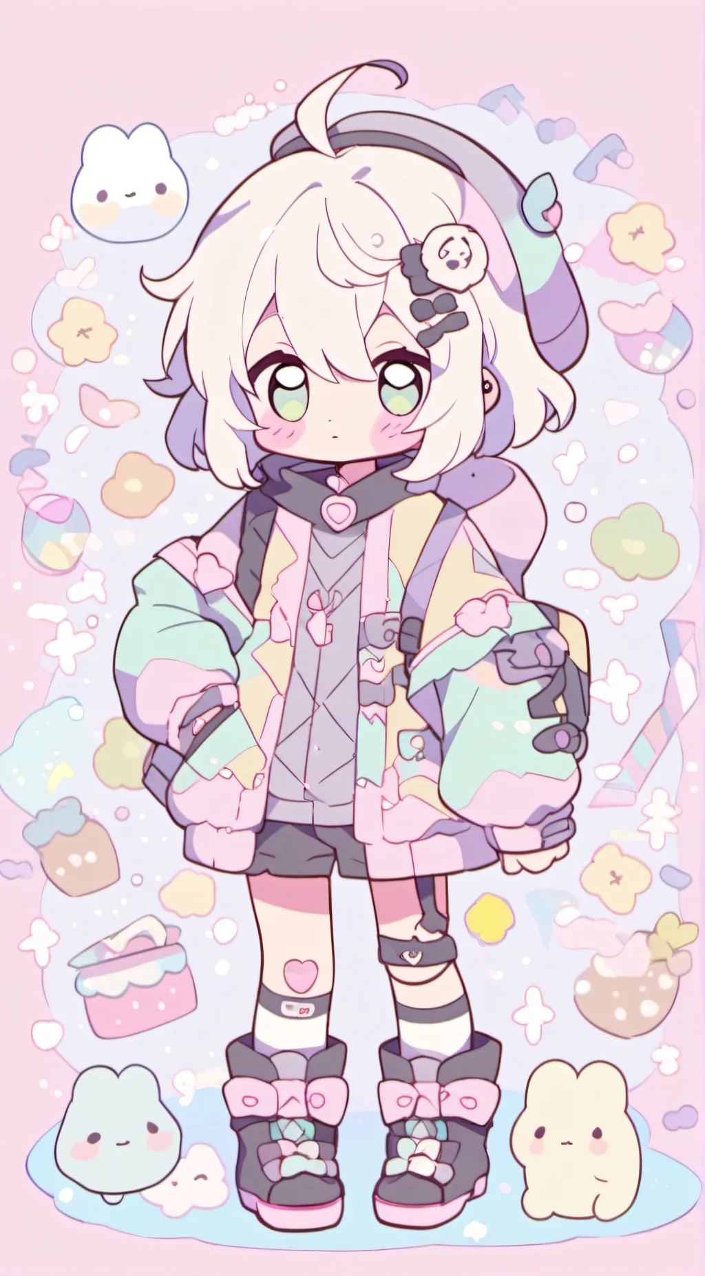 ai character: Luna background