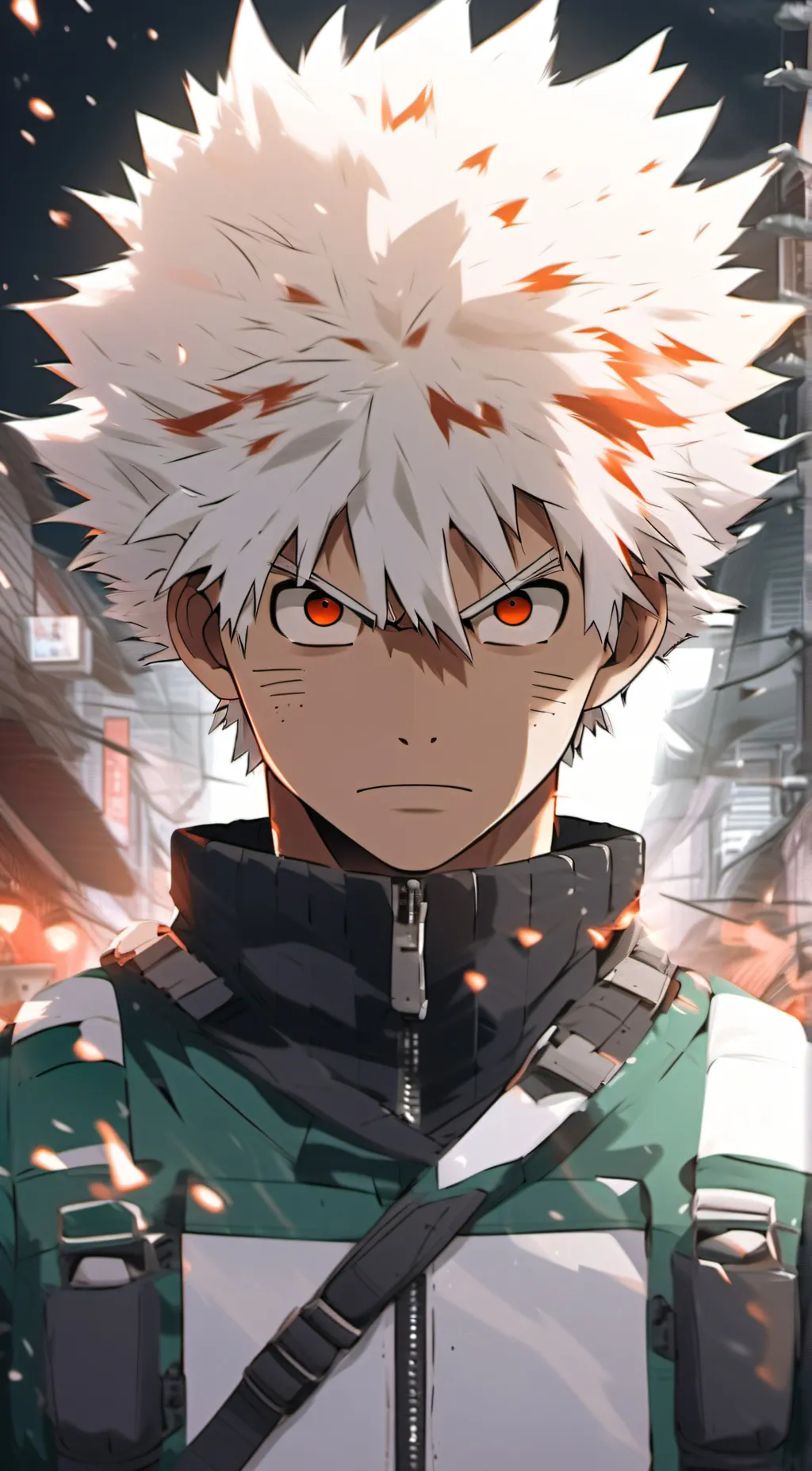 ai character: Bakugo  background
