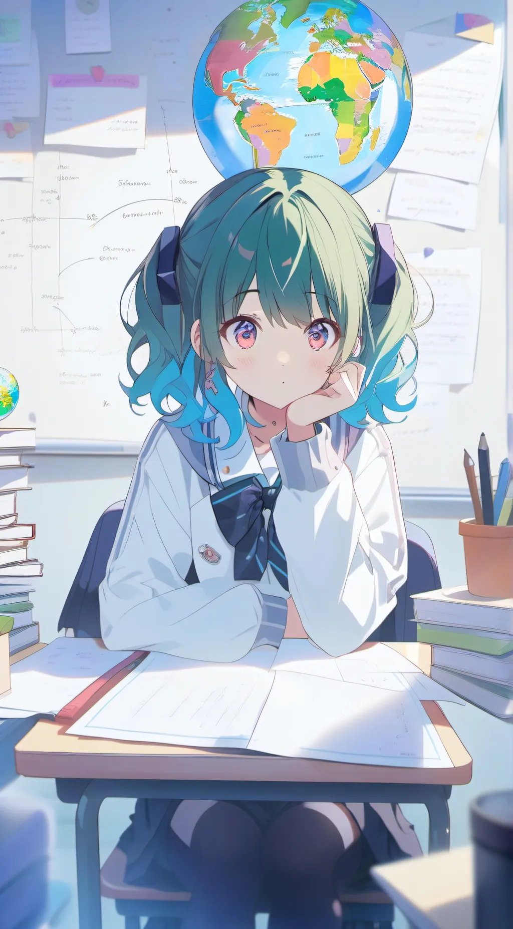 ai character: tsu  background