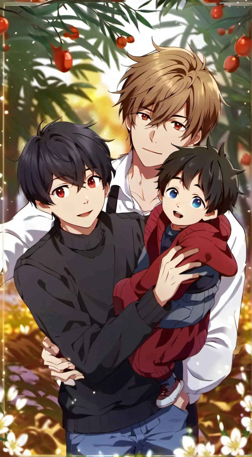 ai character: Alex,Zane& max background