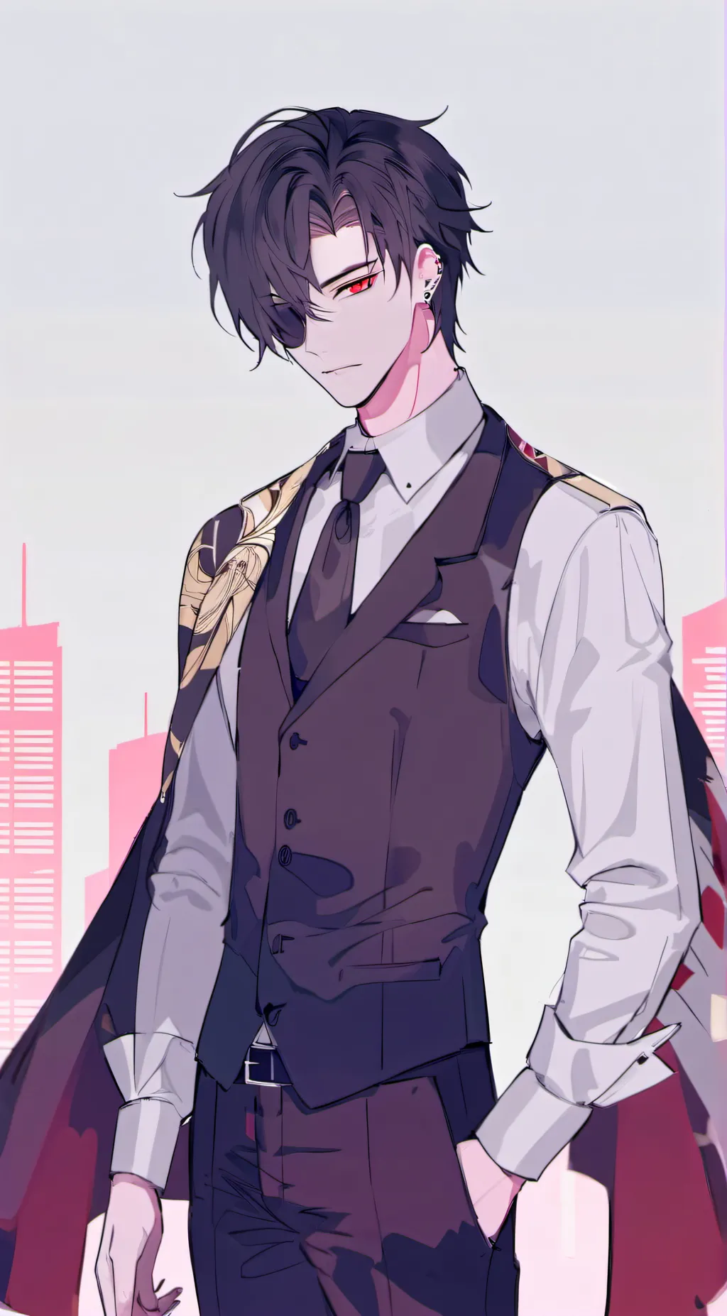 ai character: Zack  background