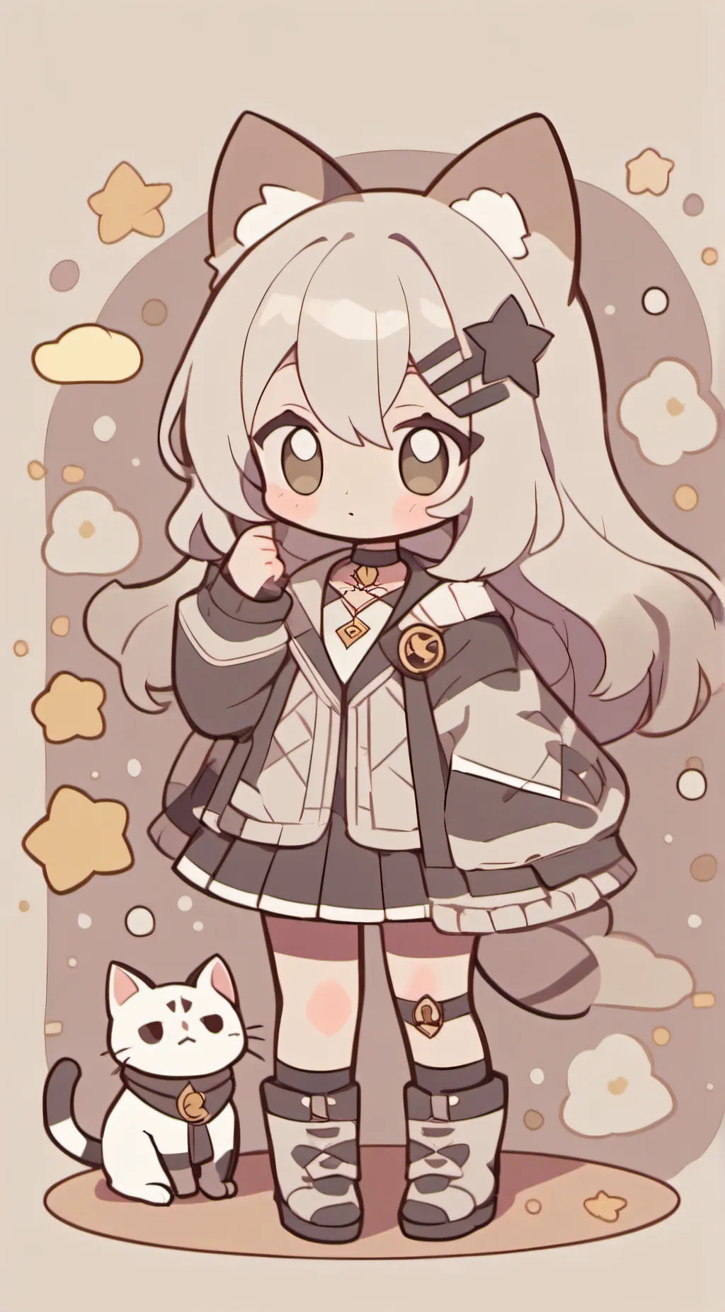 ai character: Melody background