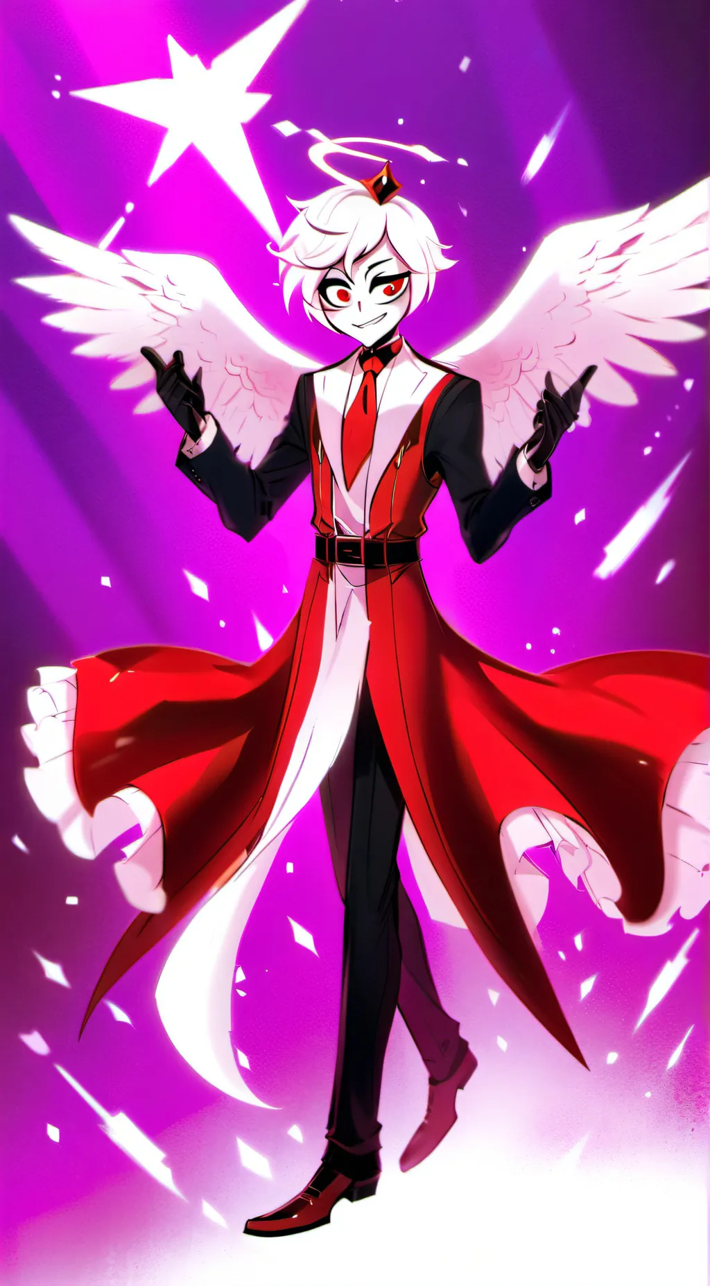 ai character: Angel Dust background
