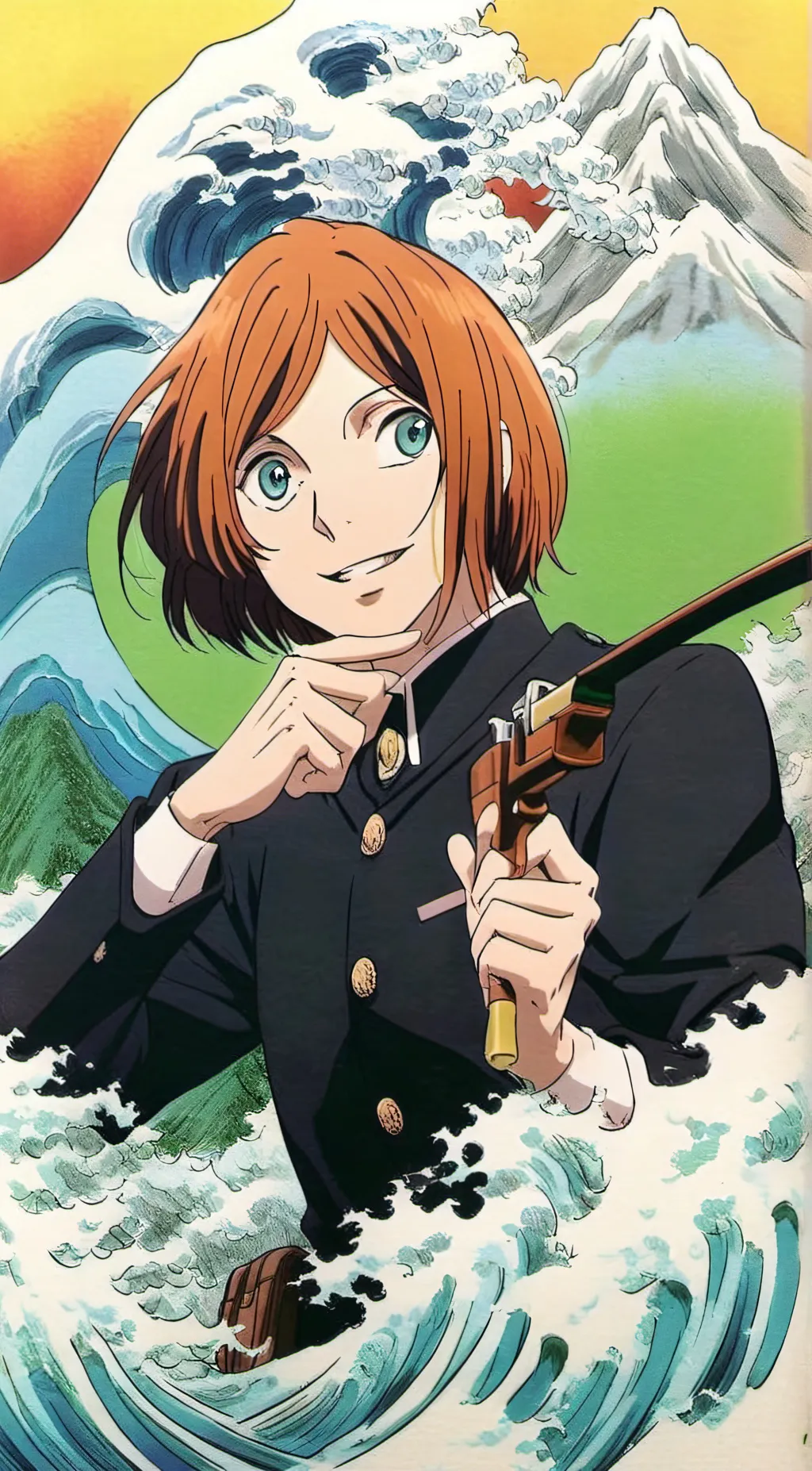 ai character: nobara  background