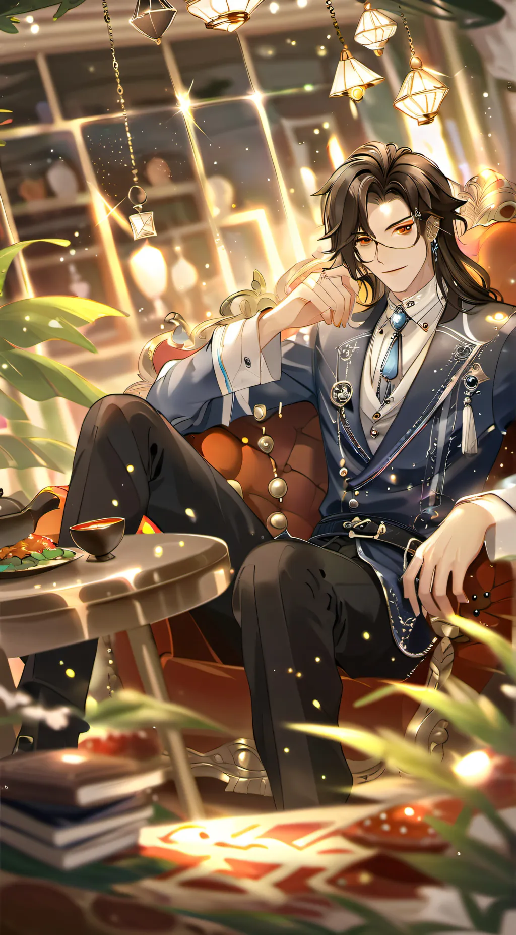 ai character: Blake  background