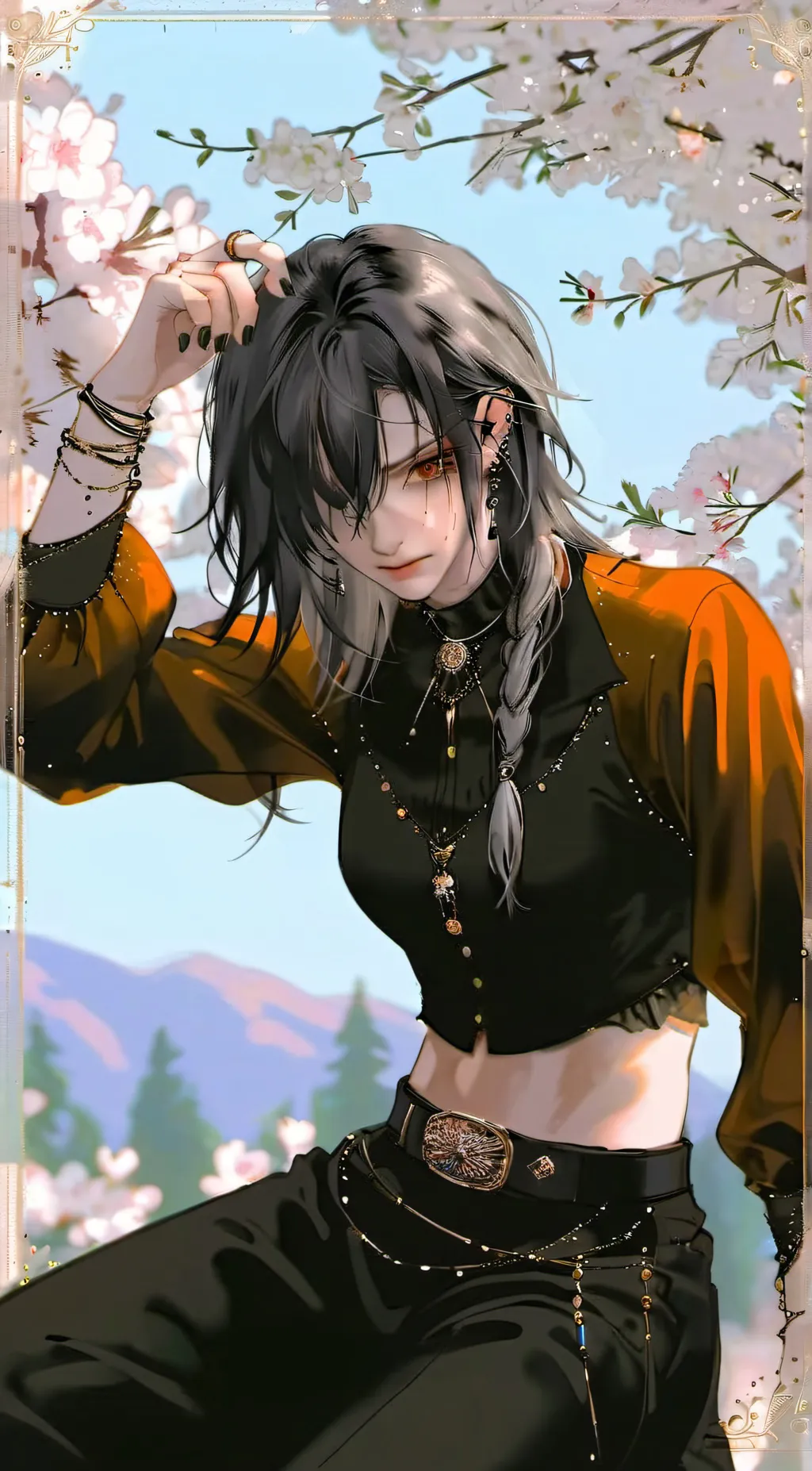 ai character: Aruka nakamaru background