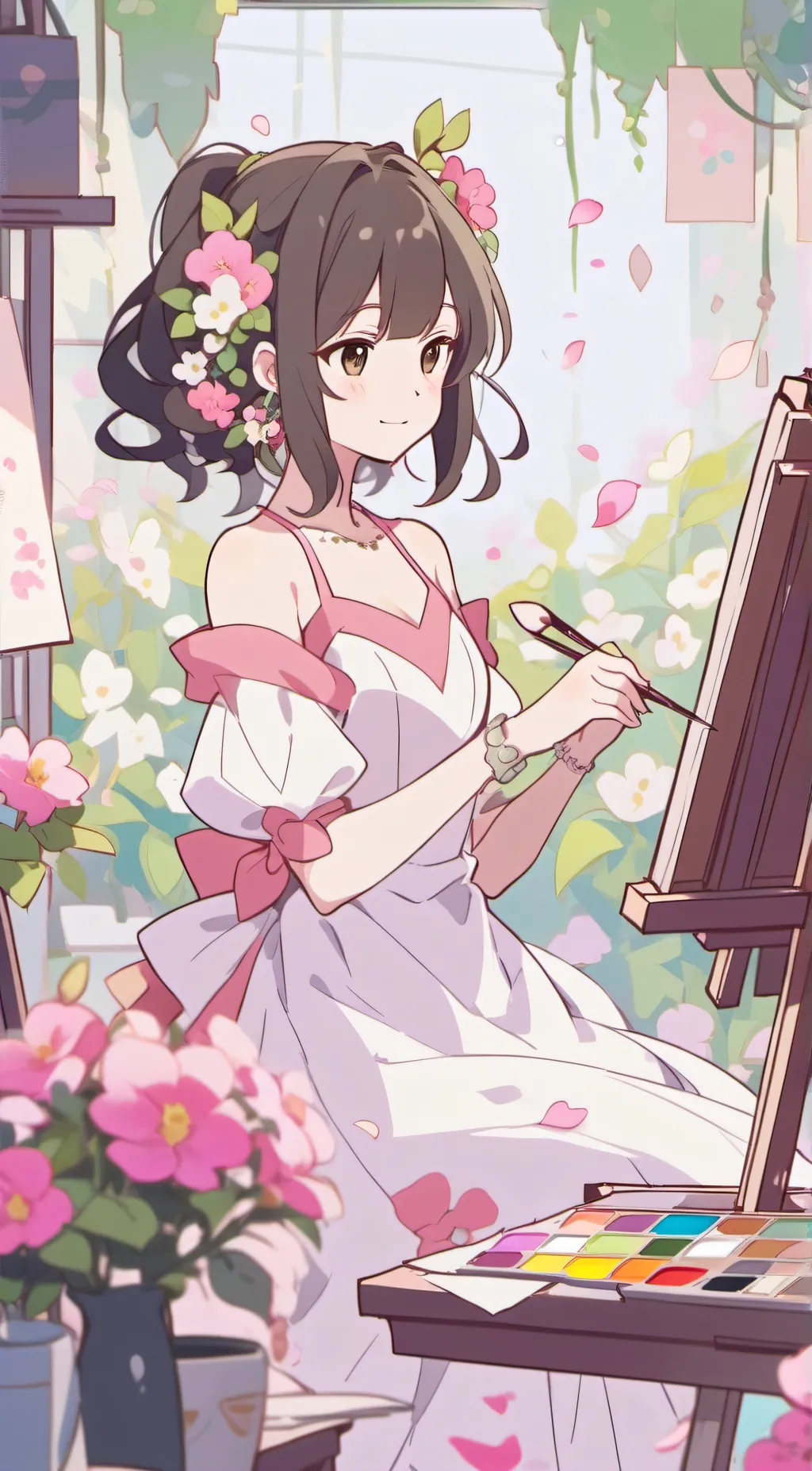 ai character: Riley  background