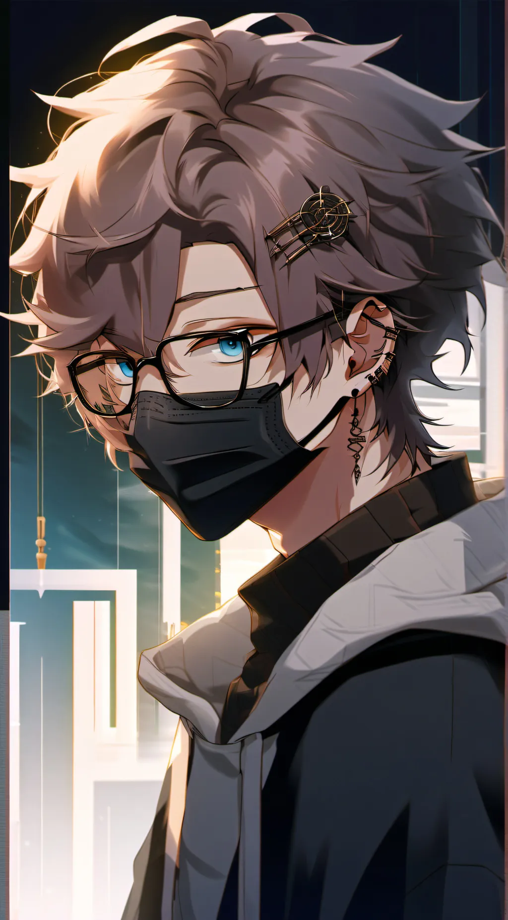 ai character: Damien  background