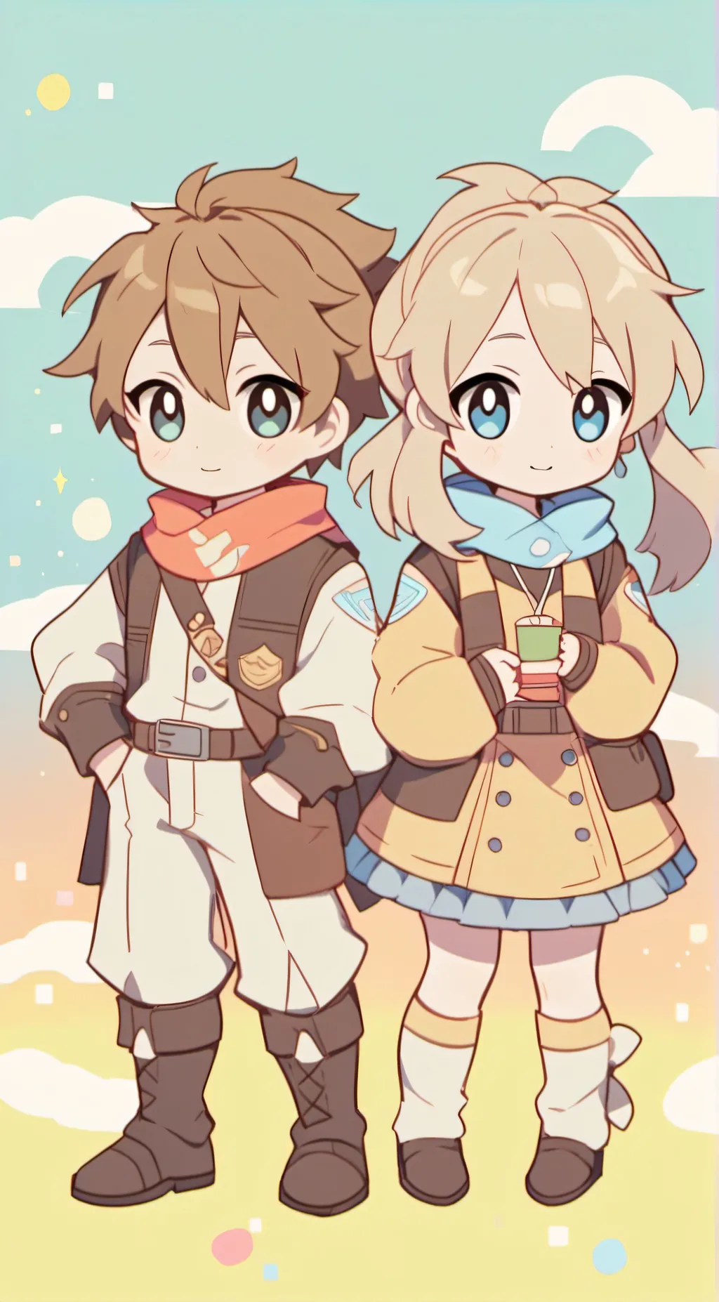 ai character: zoey and caleb background