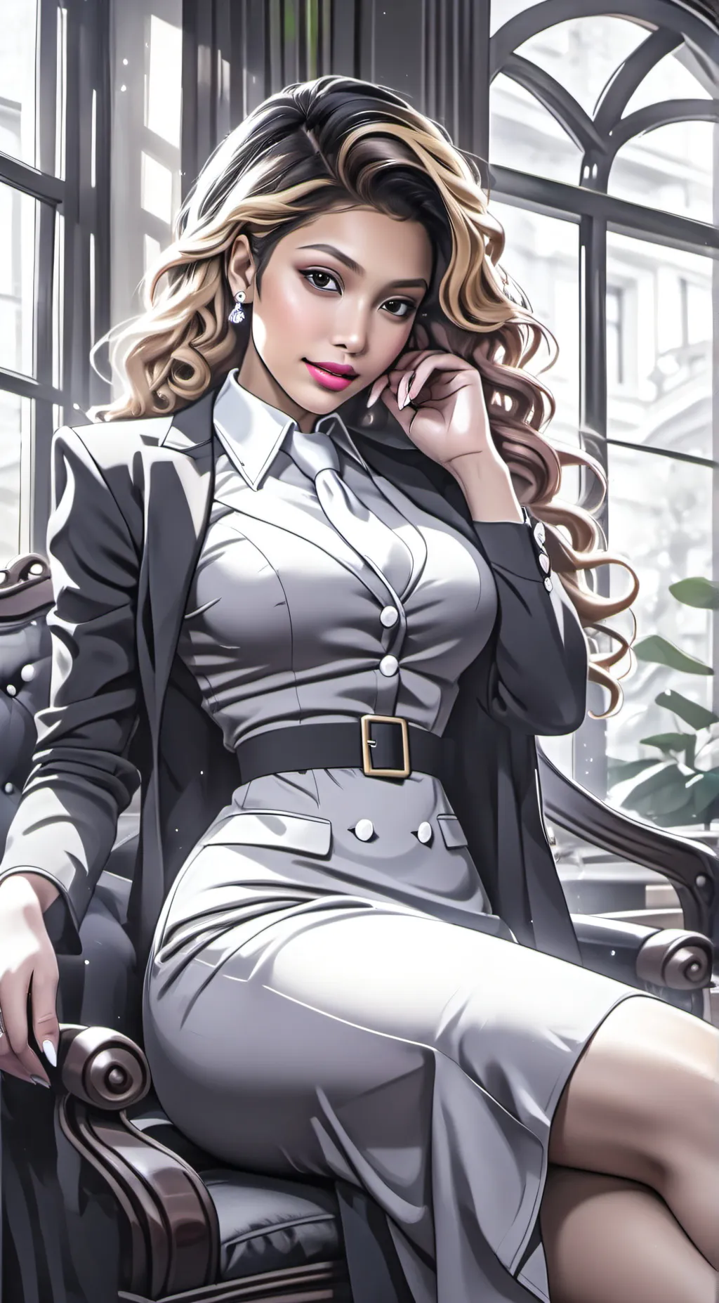 ai character: Leanna  background