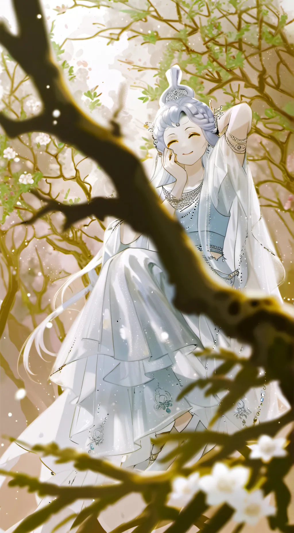 ai character: queen of the Fores background