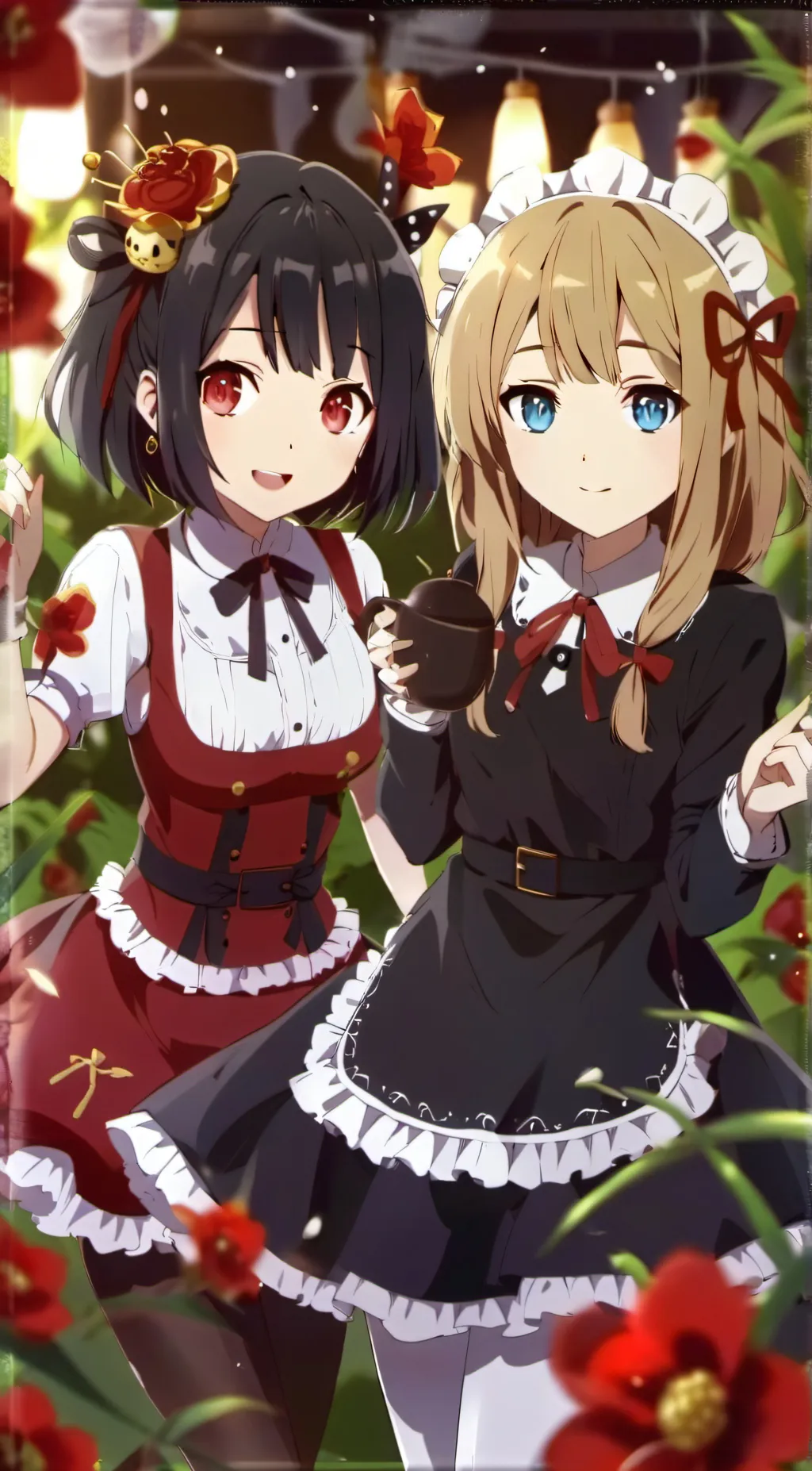 ai character: Lianne and Xanna background