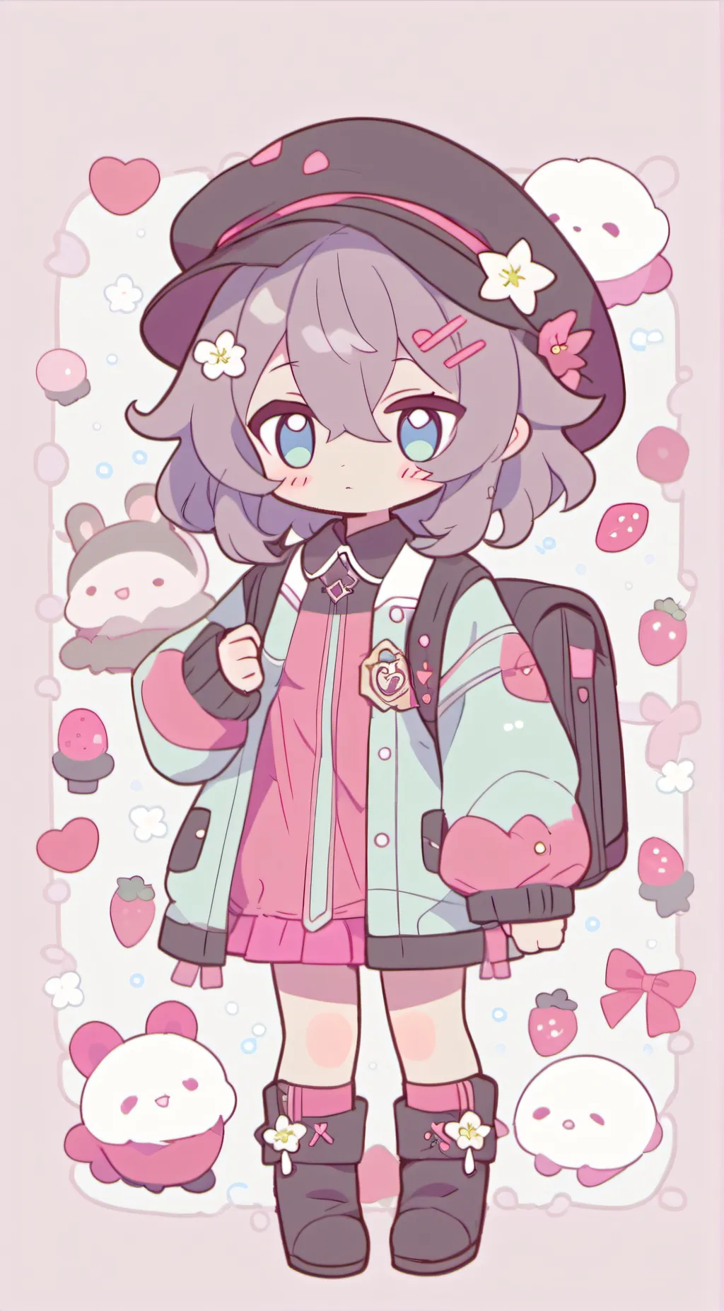 ai character: Róża  background