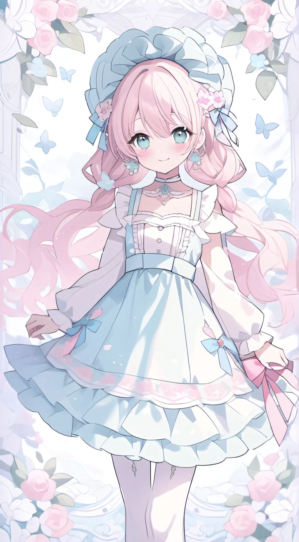 ai character: Rose background
