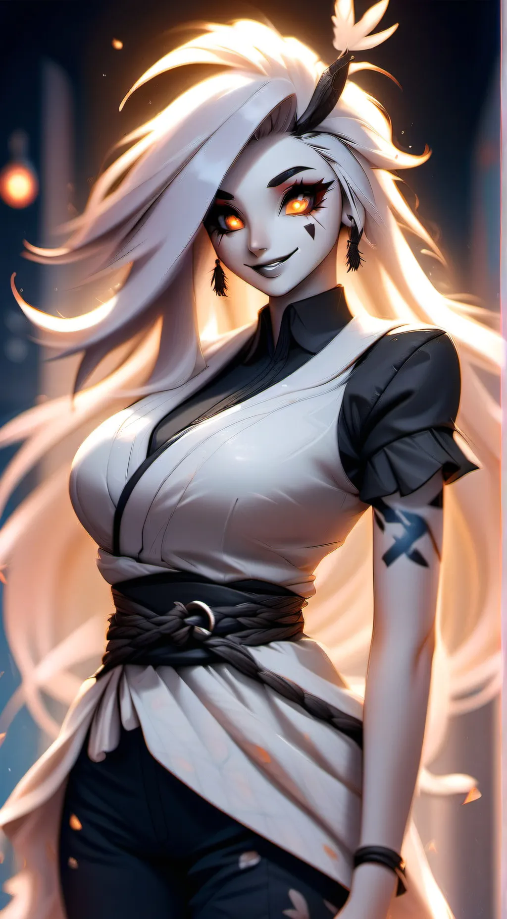 ai character: sapphire (human) background