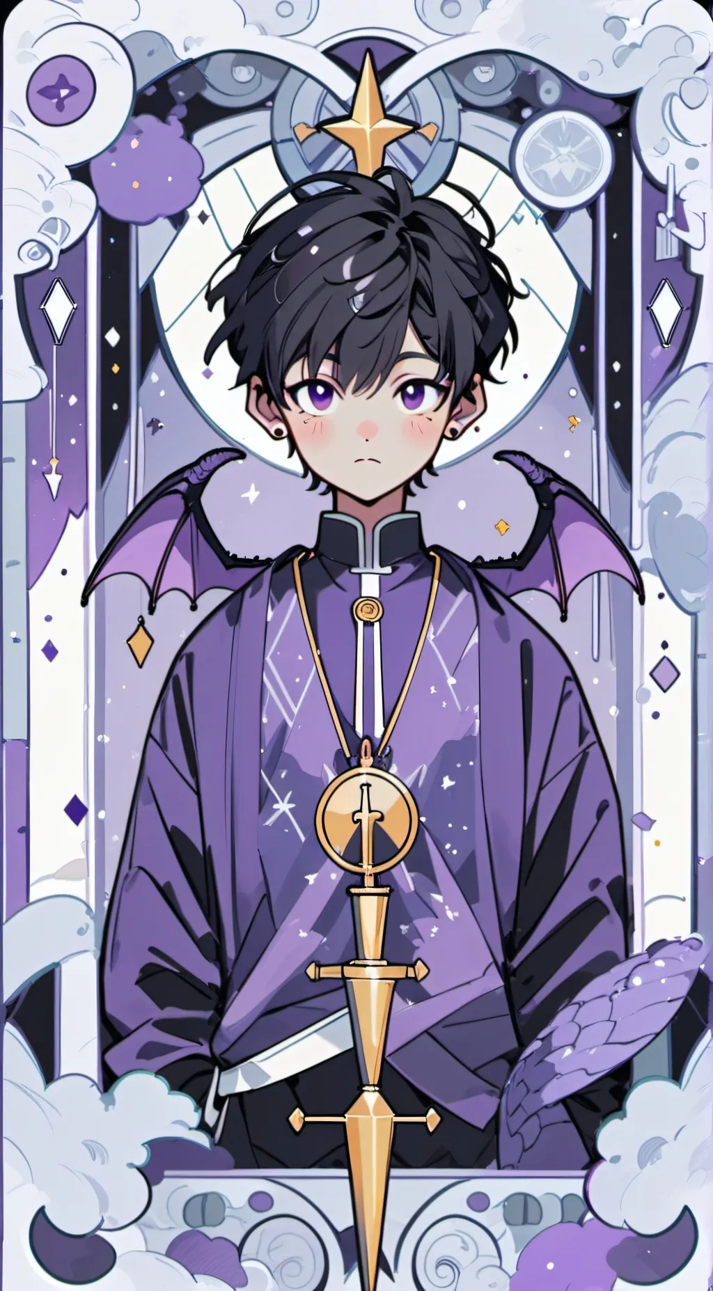 ai character: Midnight background