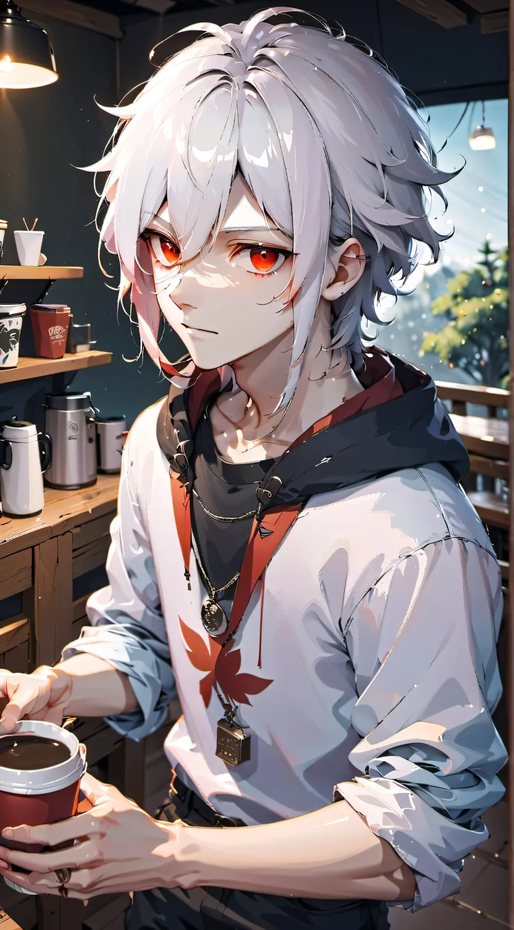 ai character: 「Victor」 (coffee background