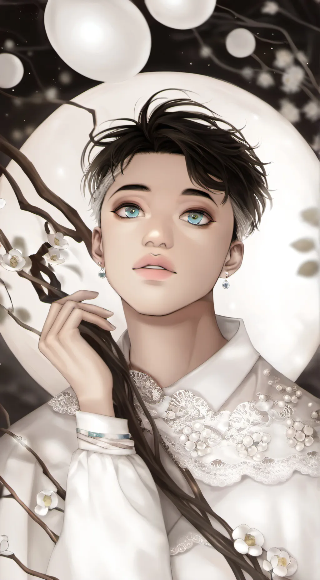 ai character: drew background