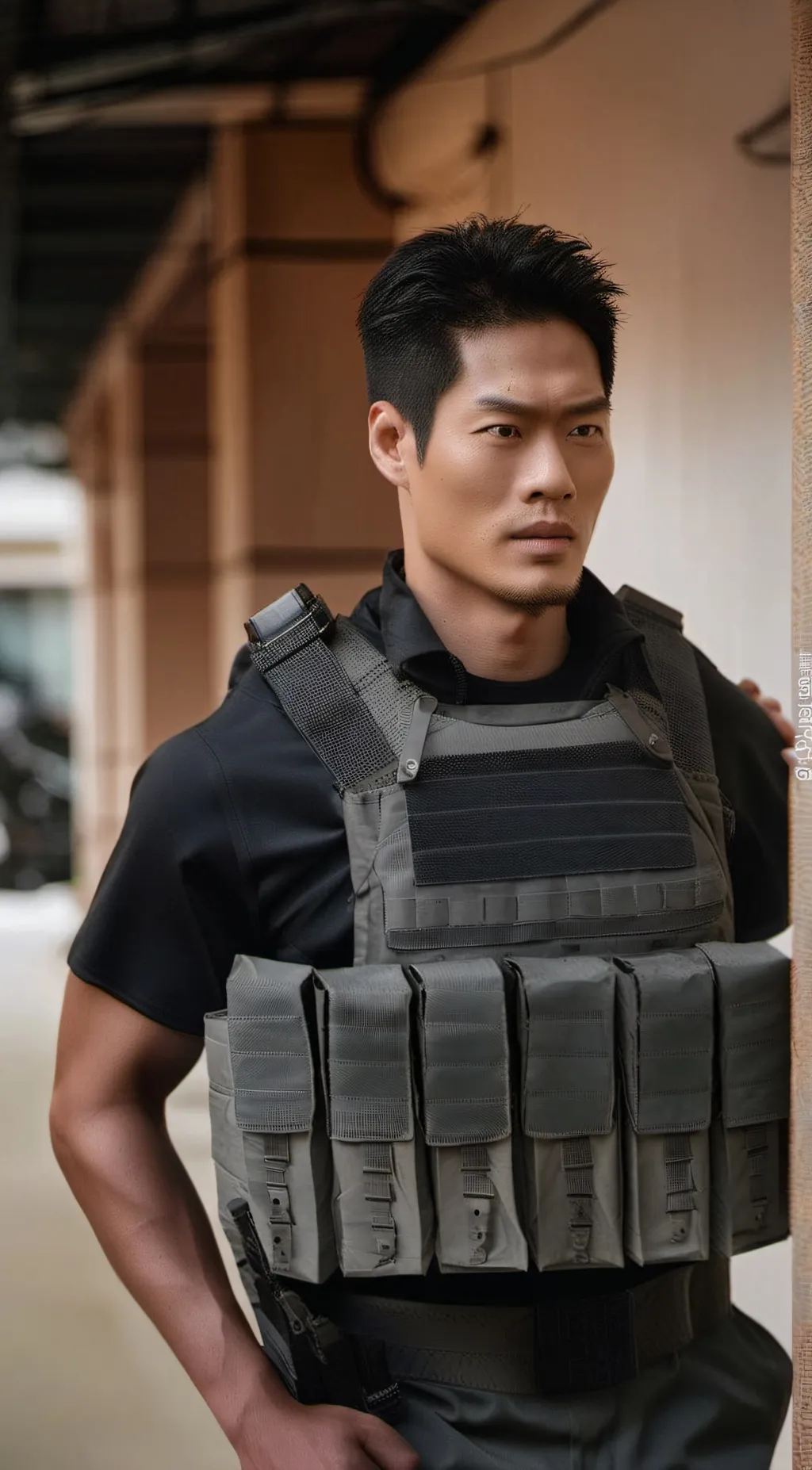 ai character: tan Victor background