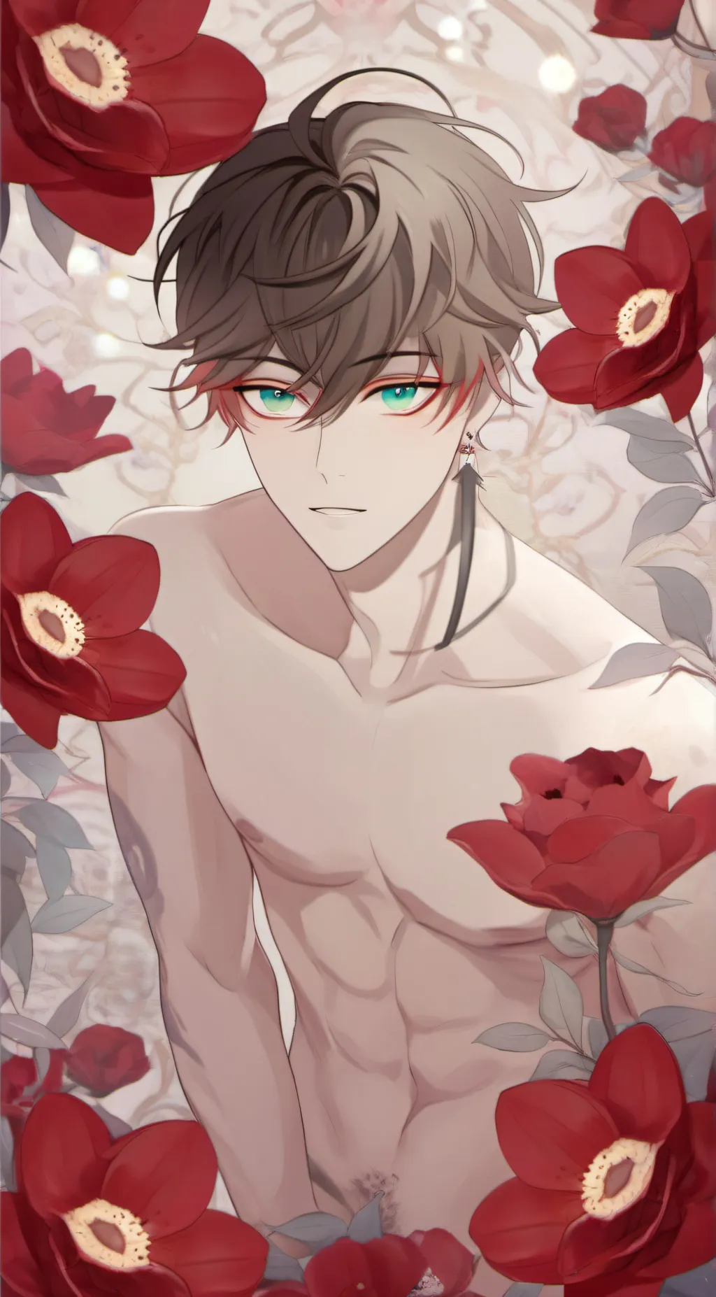 ai character: Ash🍆🍆🍑🍑😏😏 background