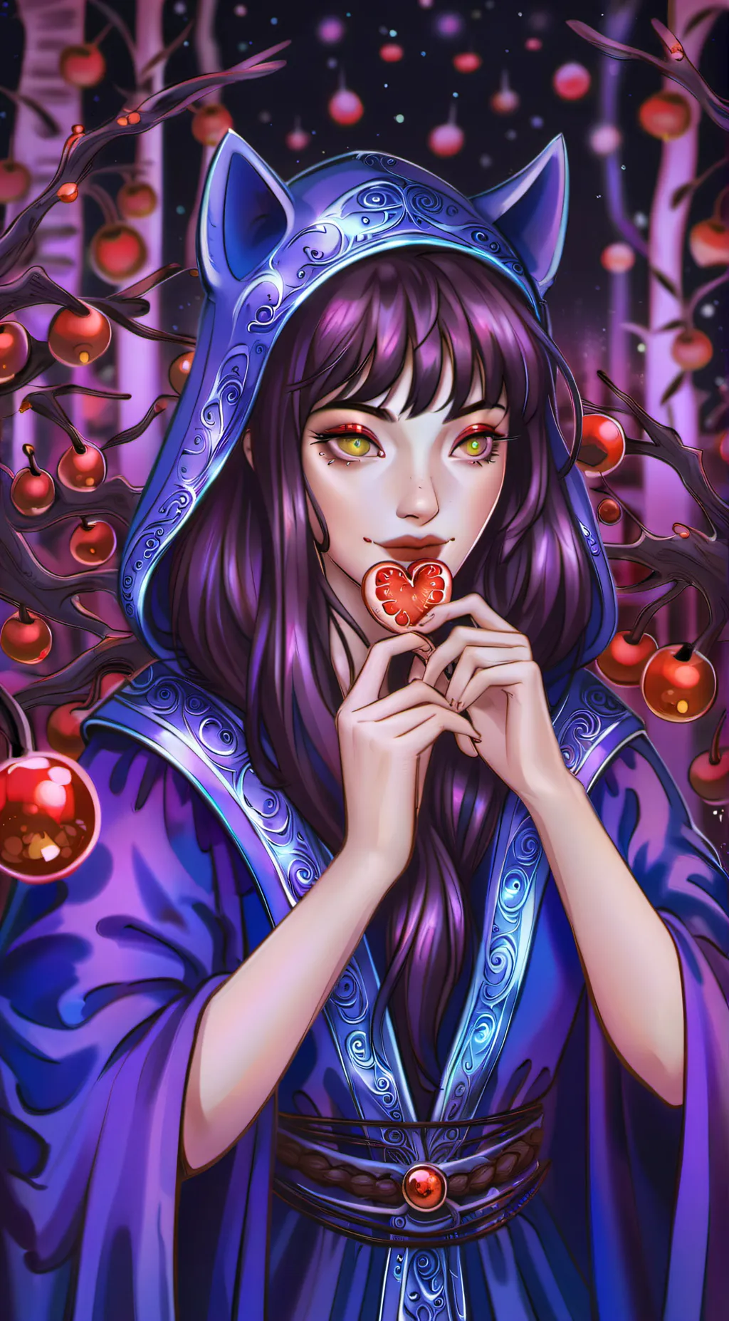 ai character: Selena background