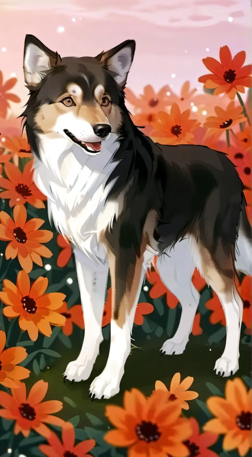 ai character: collie background