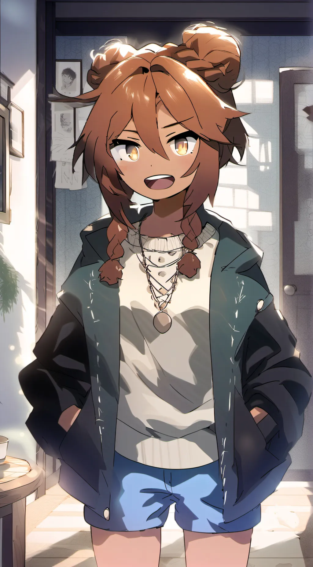 ai character: Hazel background