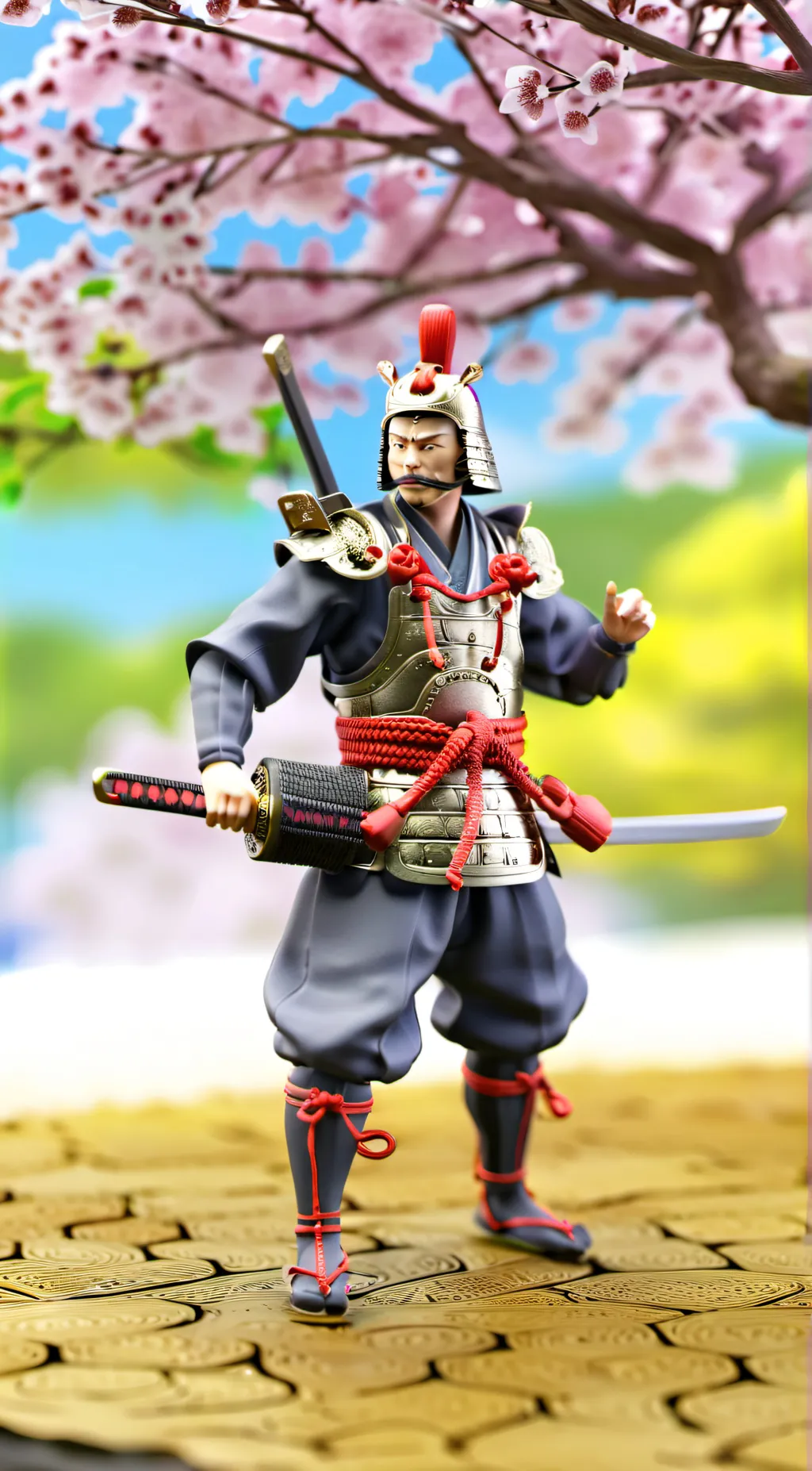 ai character: Minamoto  Yoshitsu background