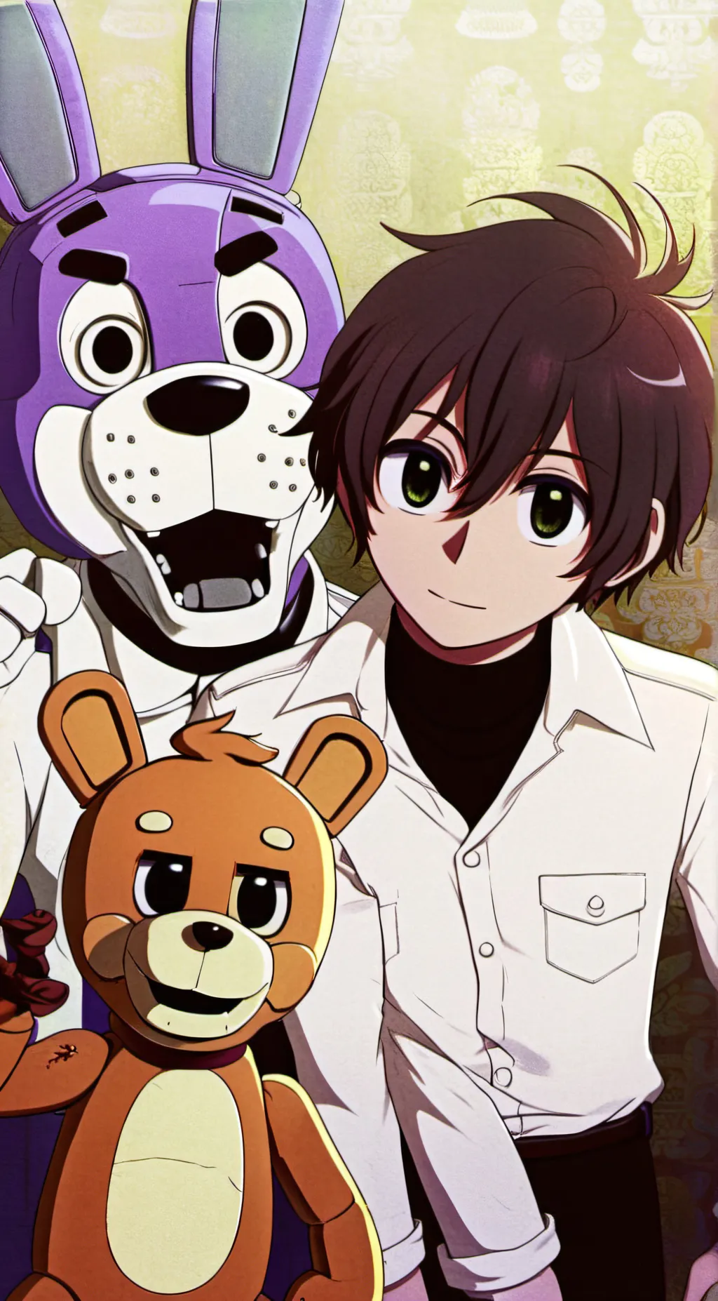 ai character: FNAF background