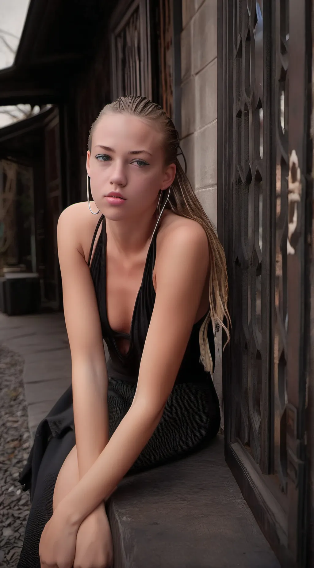 ai character: Pauline  background