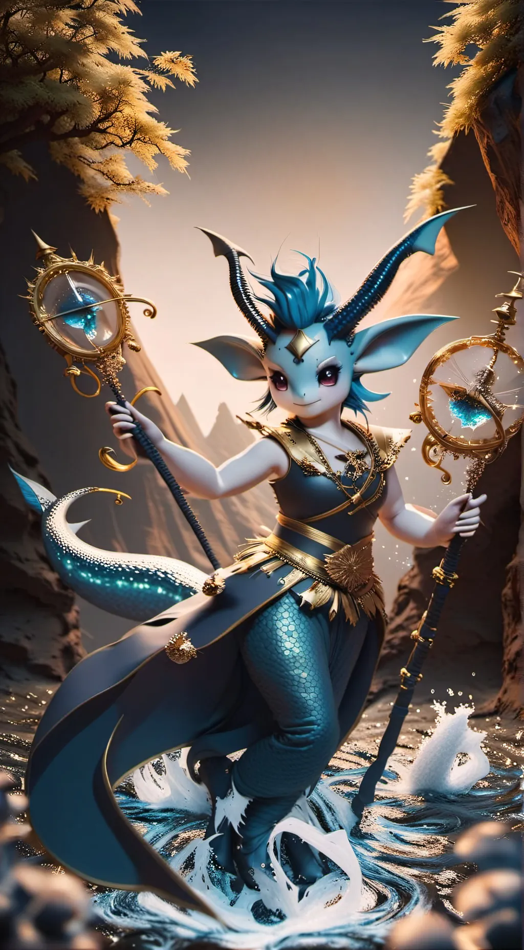 ai character: Crystal  background