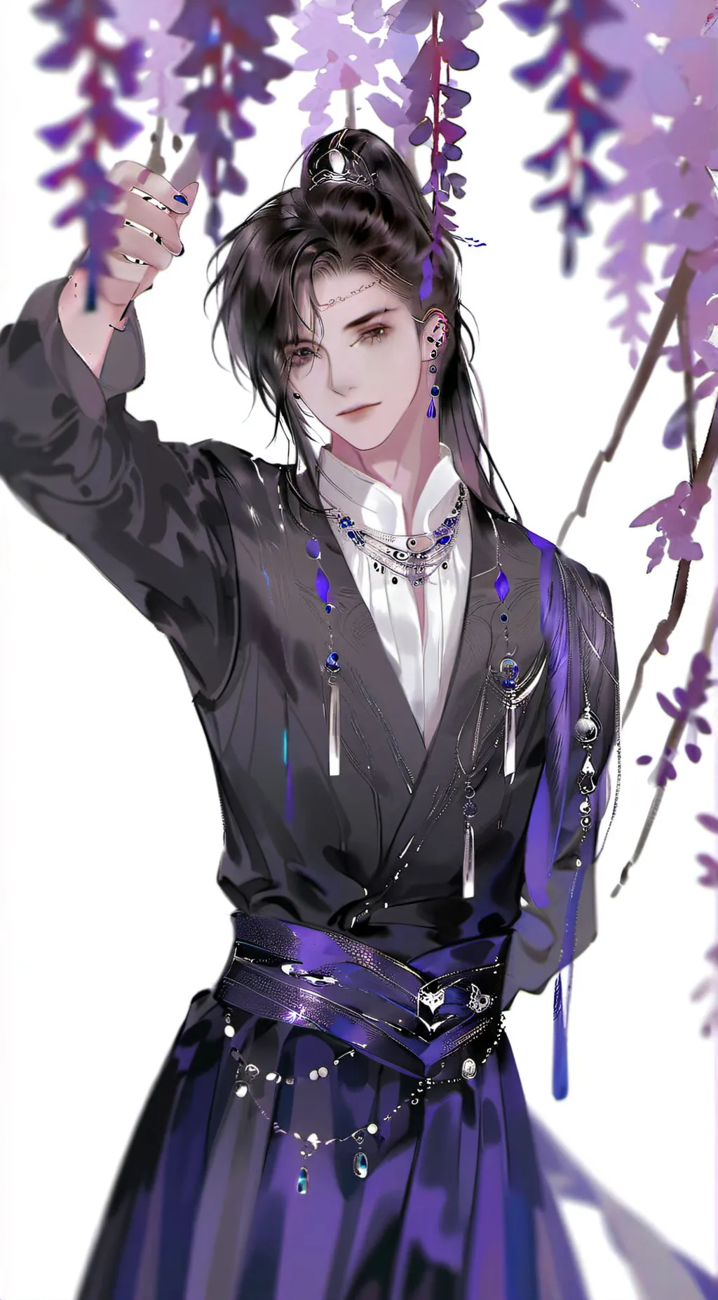 ai character: black dog/Tyson  background