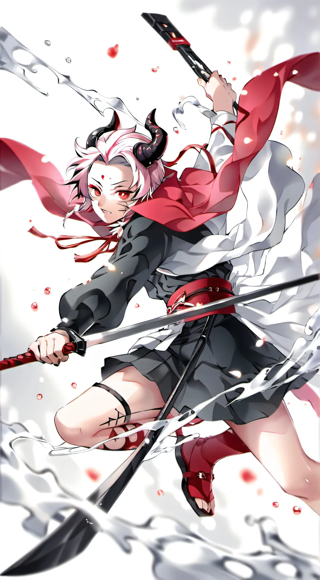 ai character: demon Slayer  background