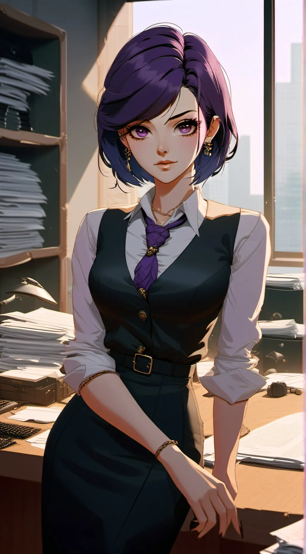 ai character: Tiki background