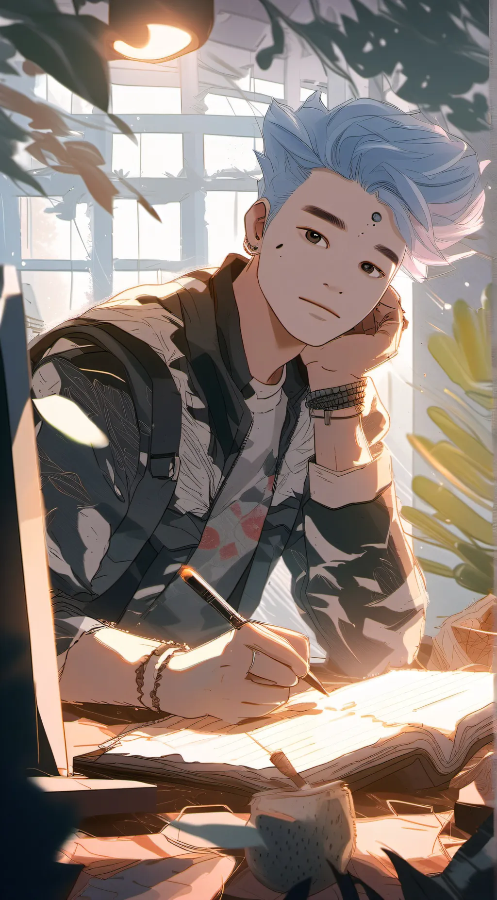 ai character: Colton  background